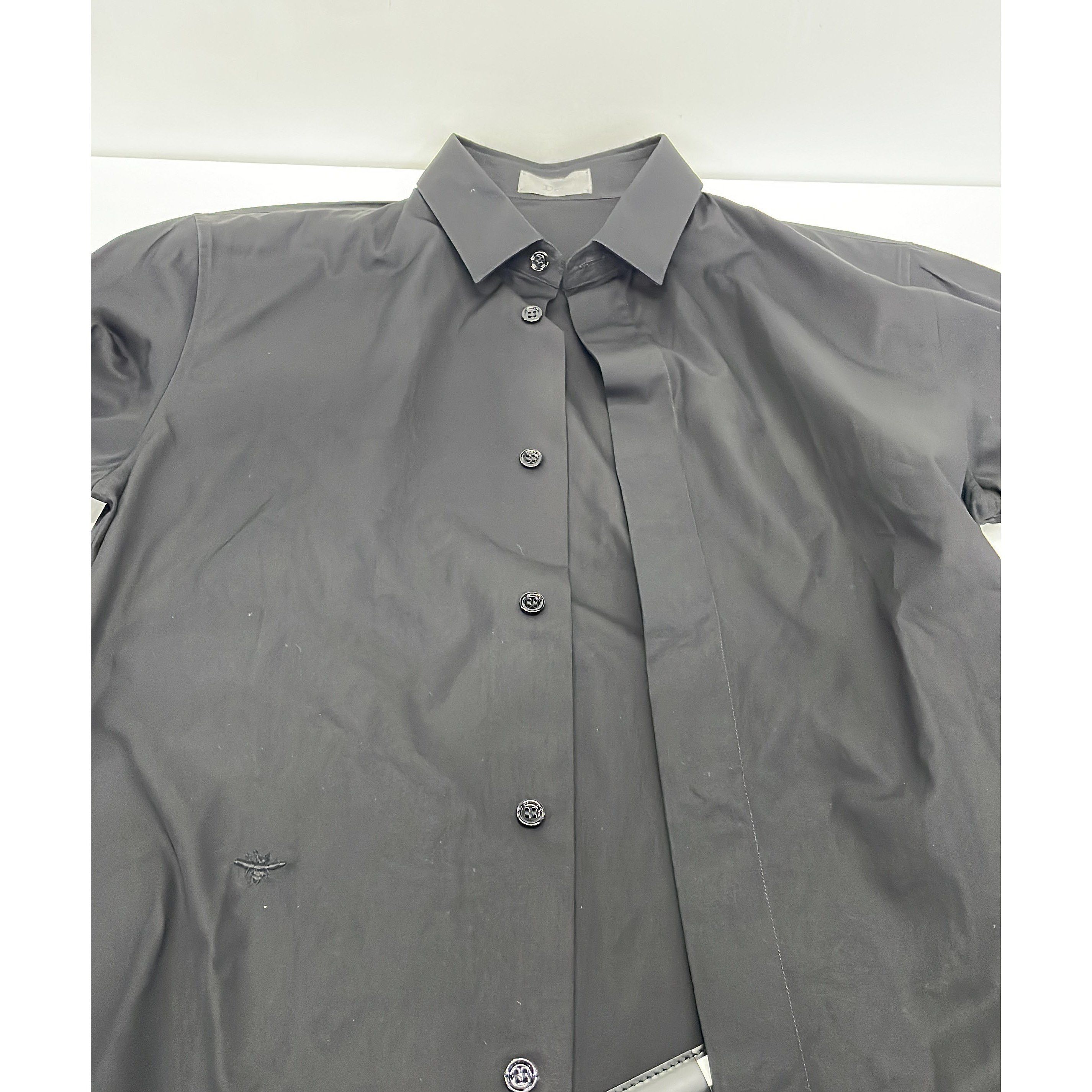 Dior Dior Bee Embroidered Button Up Shirt Size S Size US S / EU 44-46 / 1 - 7 Thumbnail