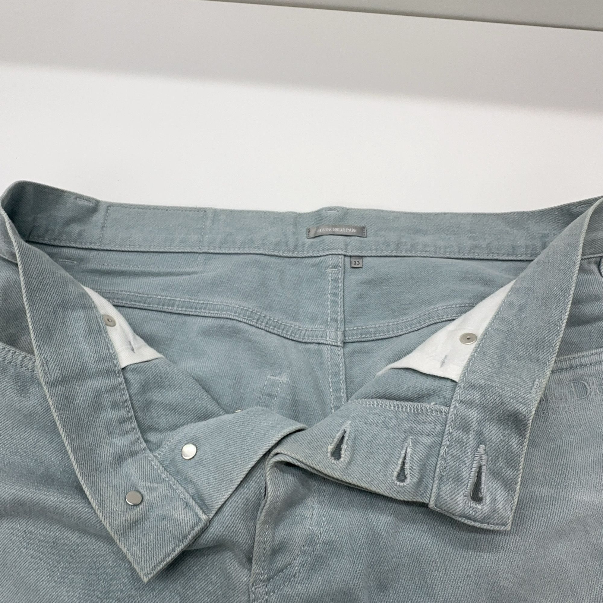 Dior Dior Logo Embroidery Straight Leg Jeans Size 33 Size US 33 - 5 Thumbnail