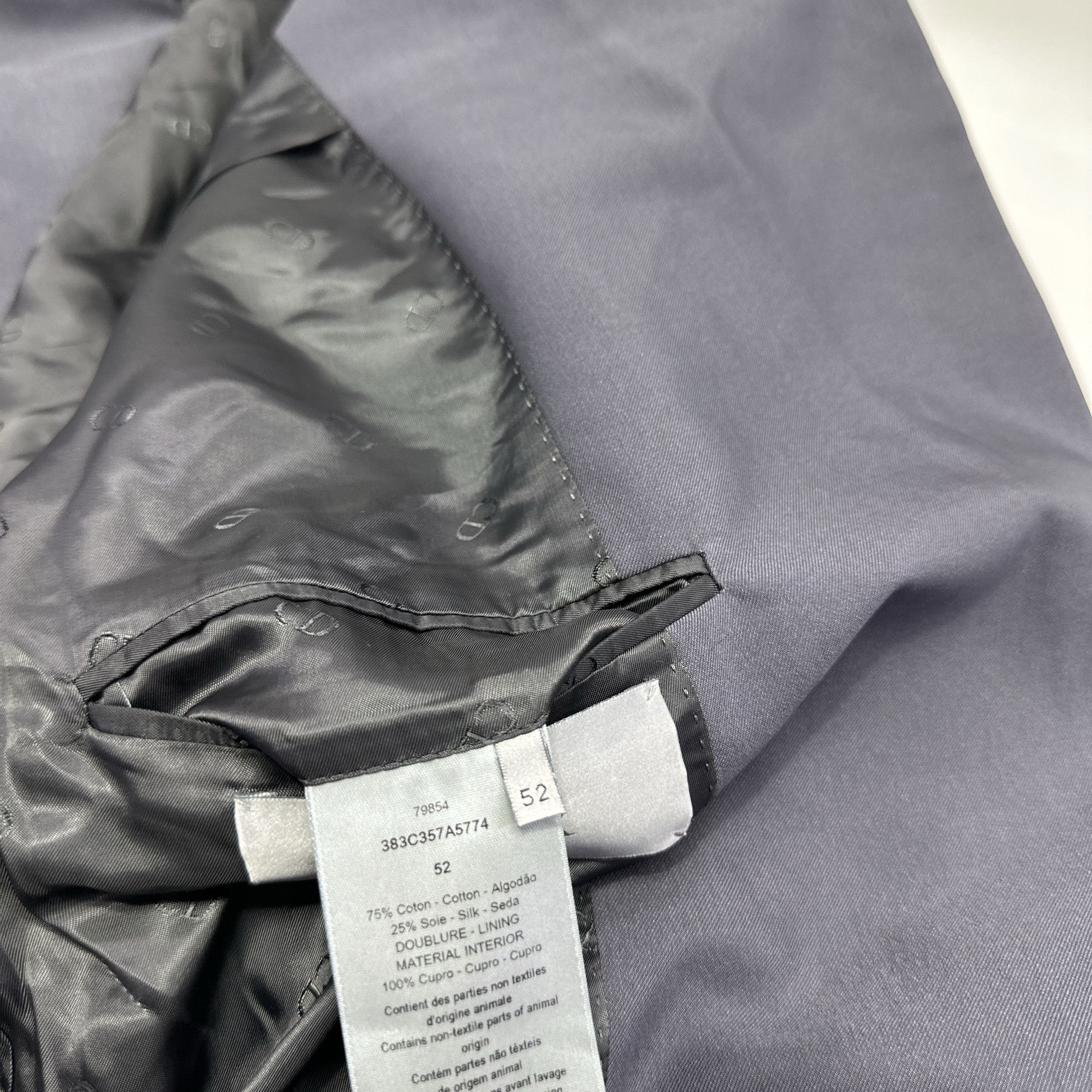 Dior Dior Double Breasted Heavy Coat Size 52 Size US L / EU 52-54 / 3 - 3 Thumbnail