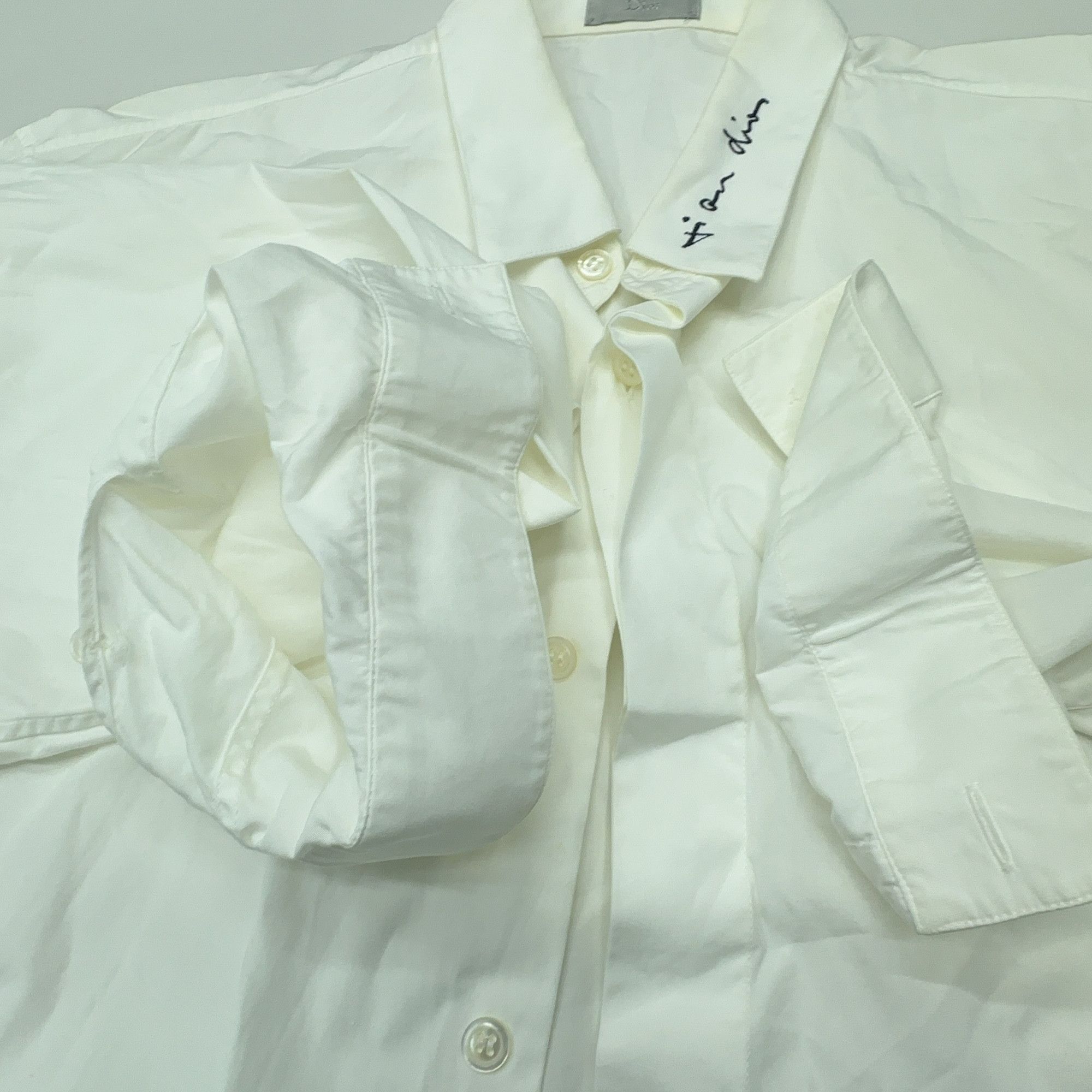 Dior Dior Logo Embroidered Shirt Size L Size US L / EU 52-54 / 3 - 6 Thumbnail