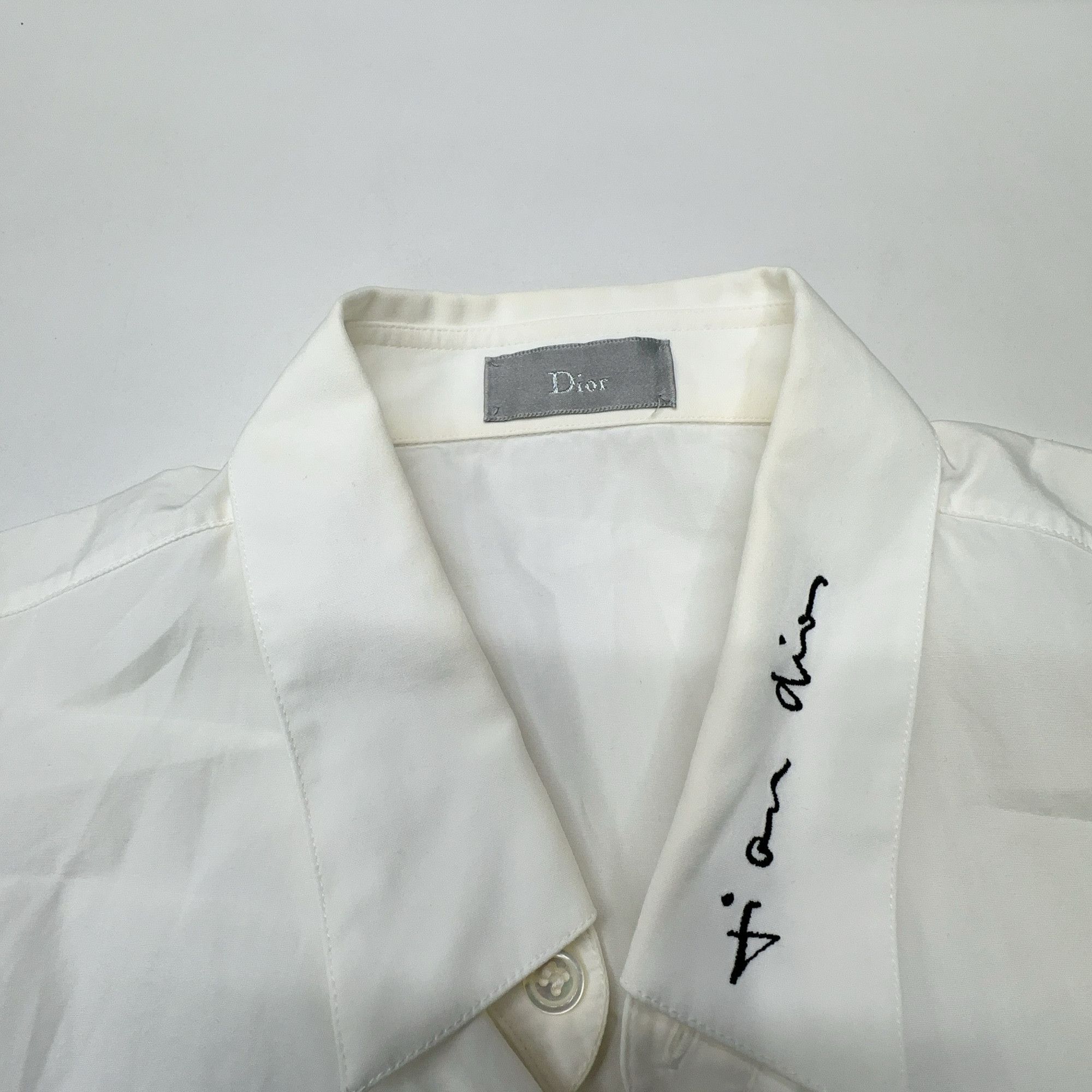 Dior Dior Logo Embroidered Shirt Size L Size US L / EU 52-54 / 3 - 5 Thumbnail