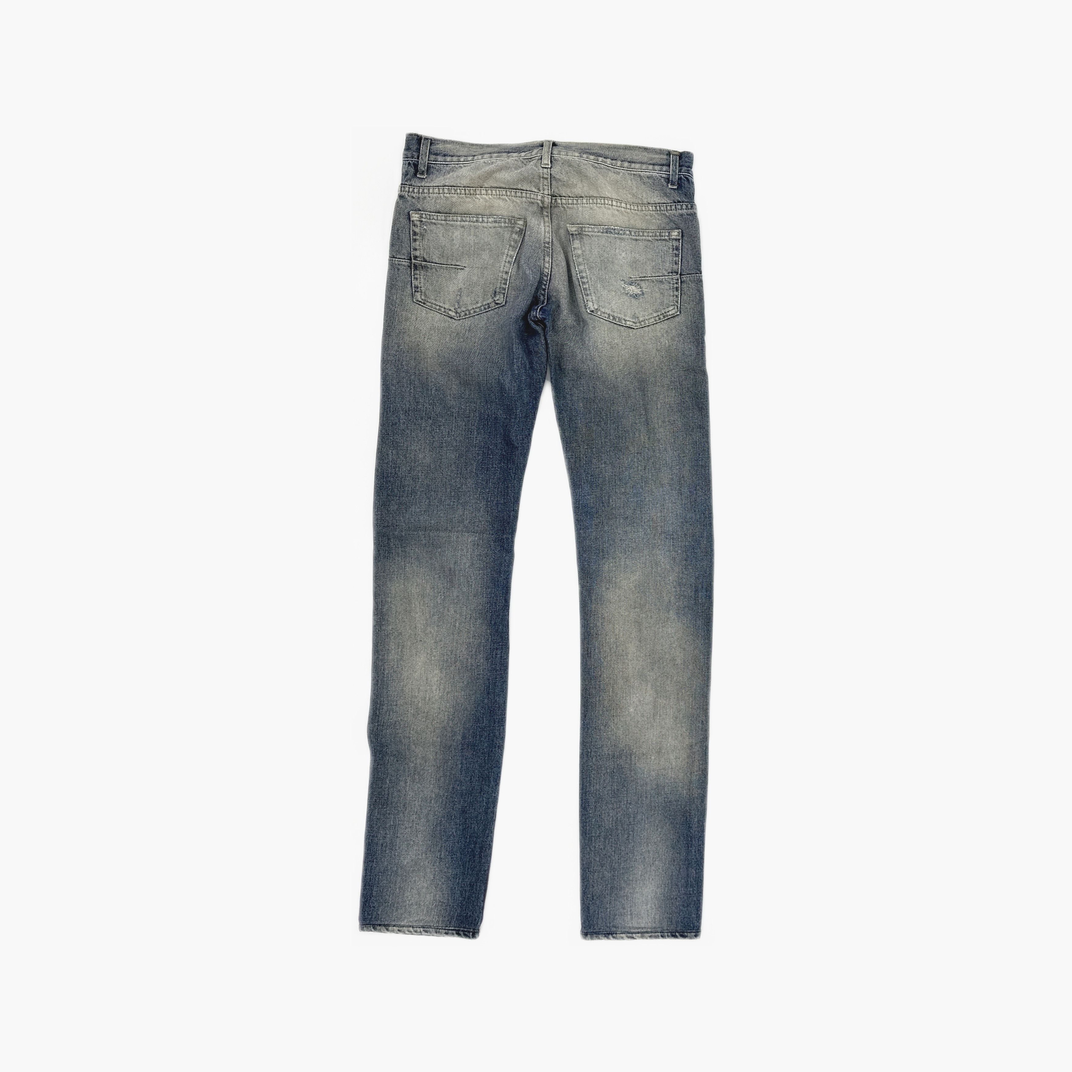 Dior Dior Faded Denim Jeans Size 29 Size US 29 - 2 Thumbnail