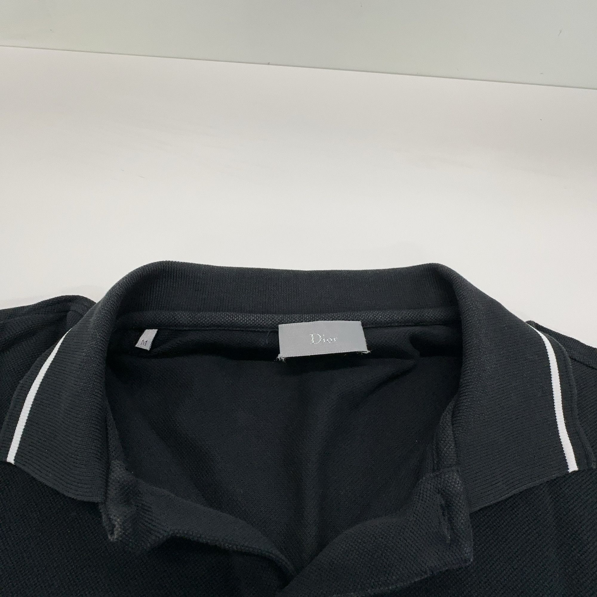 Dior Dior Bee Embroidery Tipped Polo Size M Size US M / EU 48-50 / 2 - 6 Thumbnail