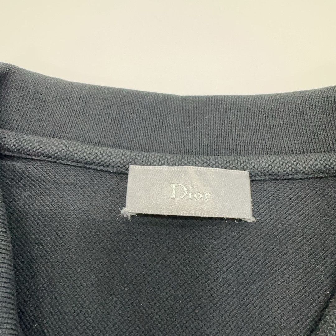 Dior Dior Bee Embroidery Tipped Polo Size M Size US M / EU 48-50 / 2 - 4 Thumbnail