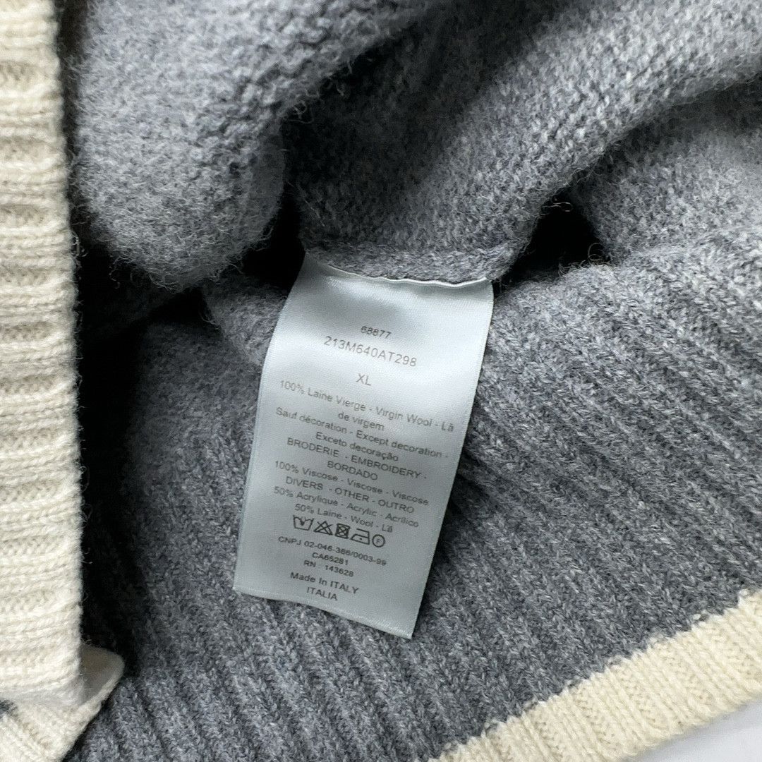 Dior Dior Christian Dior Atelier Logo Wool Sweater Size XL Size US XL / EU 56 / 4 - 3 Thumbnail