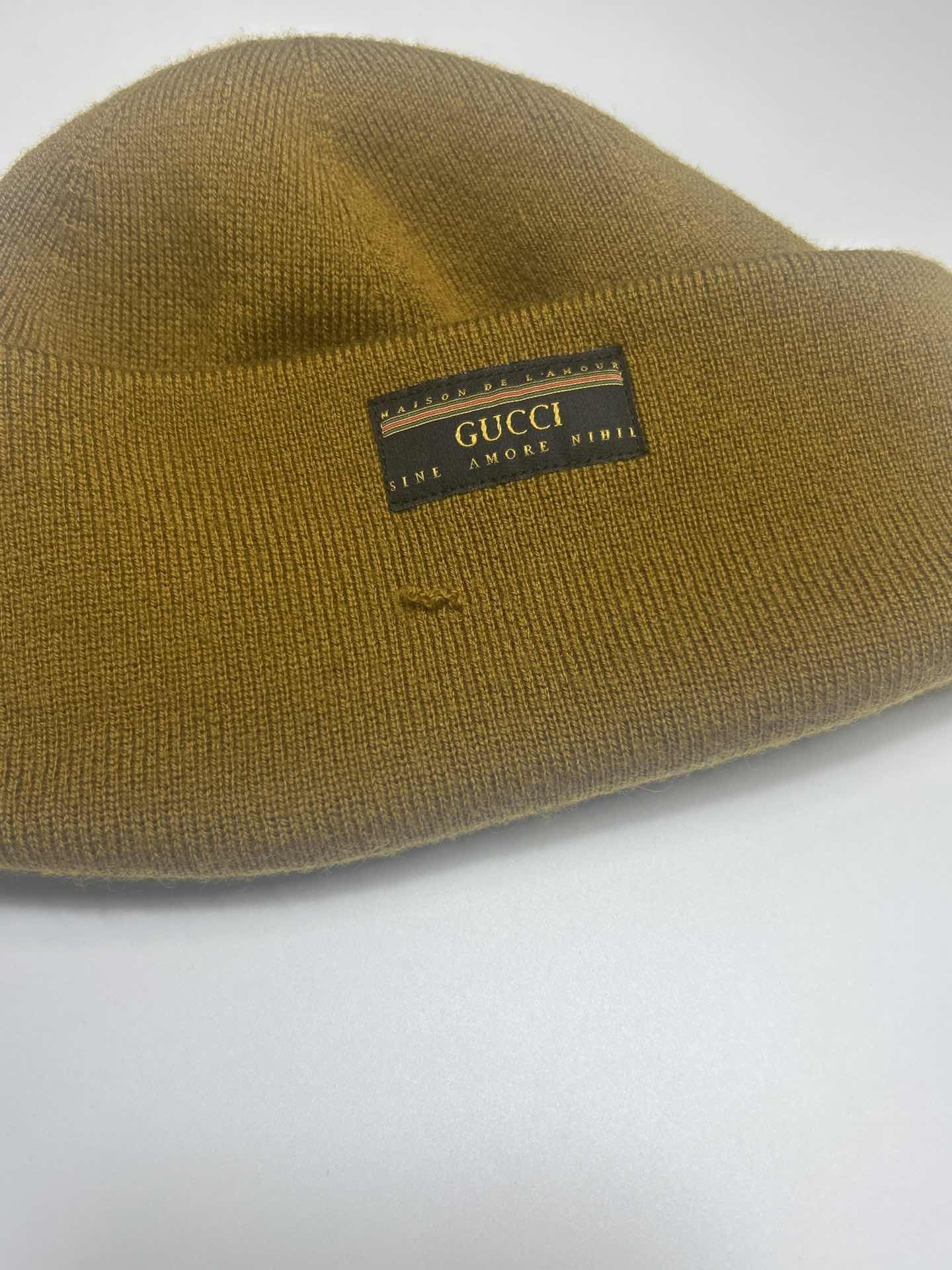 Gucci Gucci Maison de L'Amour Wool Beanie L Size ONE SIZE - 6 Thumbnail