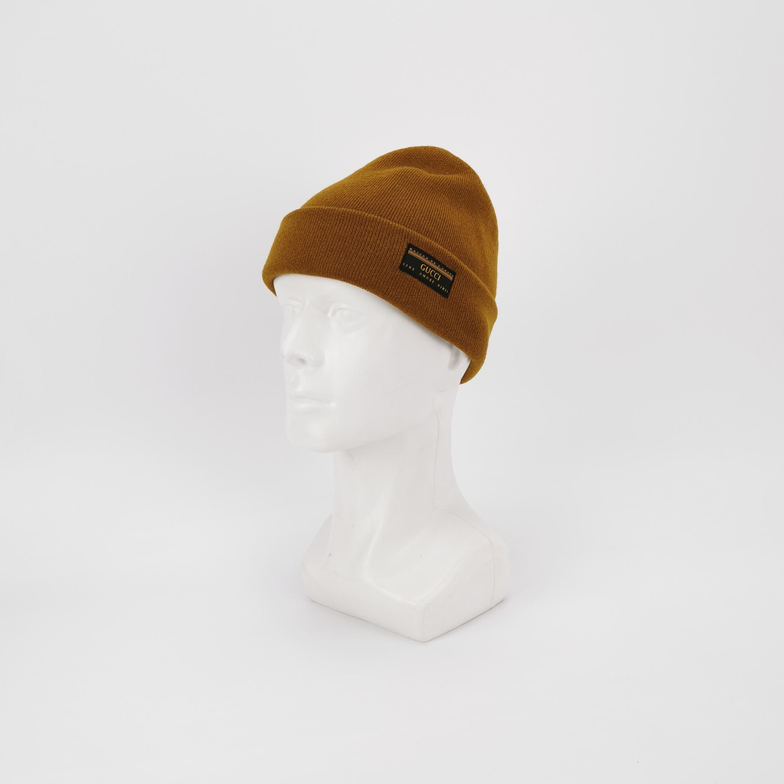 Gucci Gucci Maison de L'Amour Wool Beanie L Size ONE SIZE - 2 Thumbnail