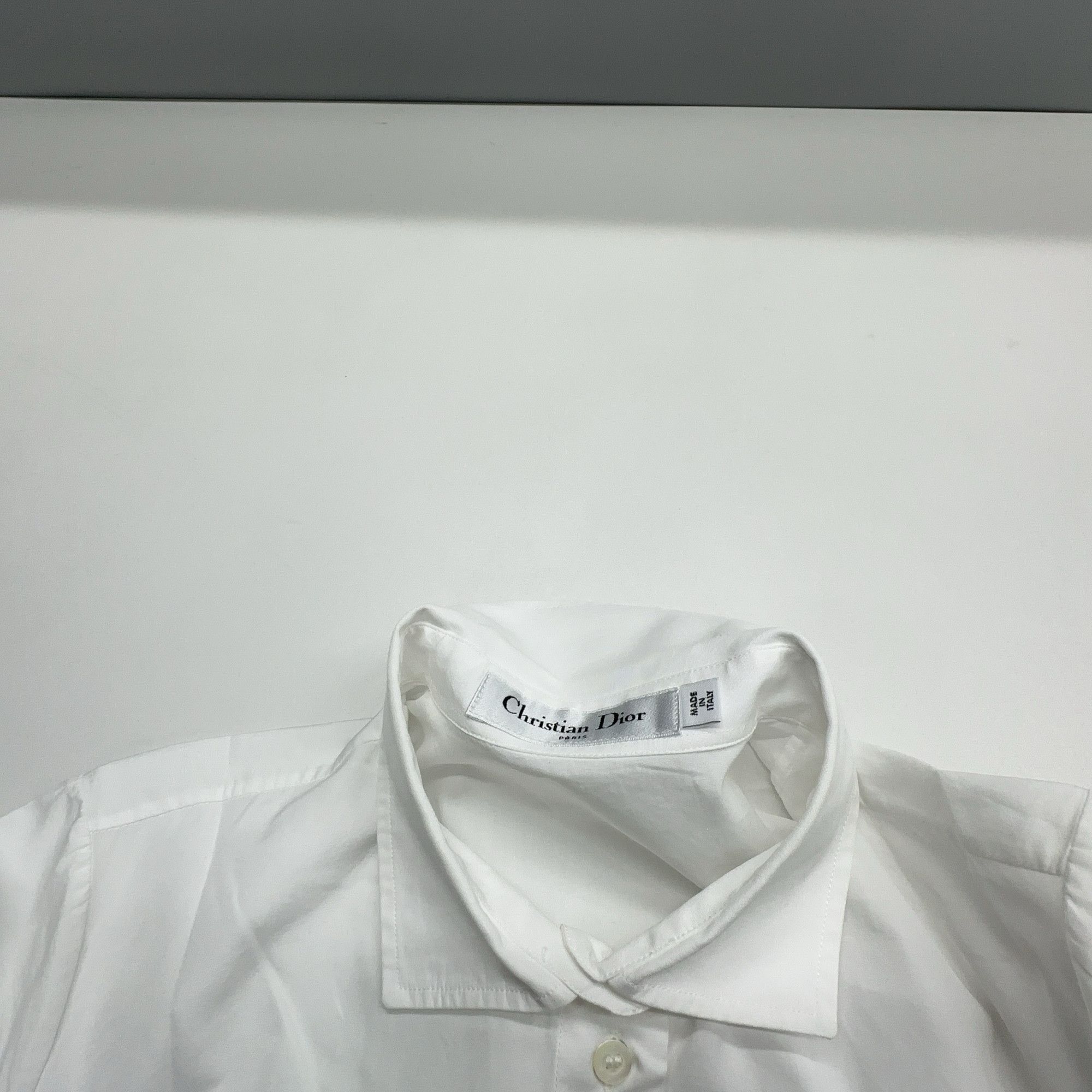 Dior Dior Bee Embroidered Button Up Shirt White Size 36 Size XS / US 0-2 / IT 36-38 - 5 Thumbnail