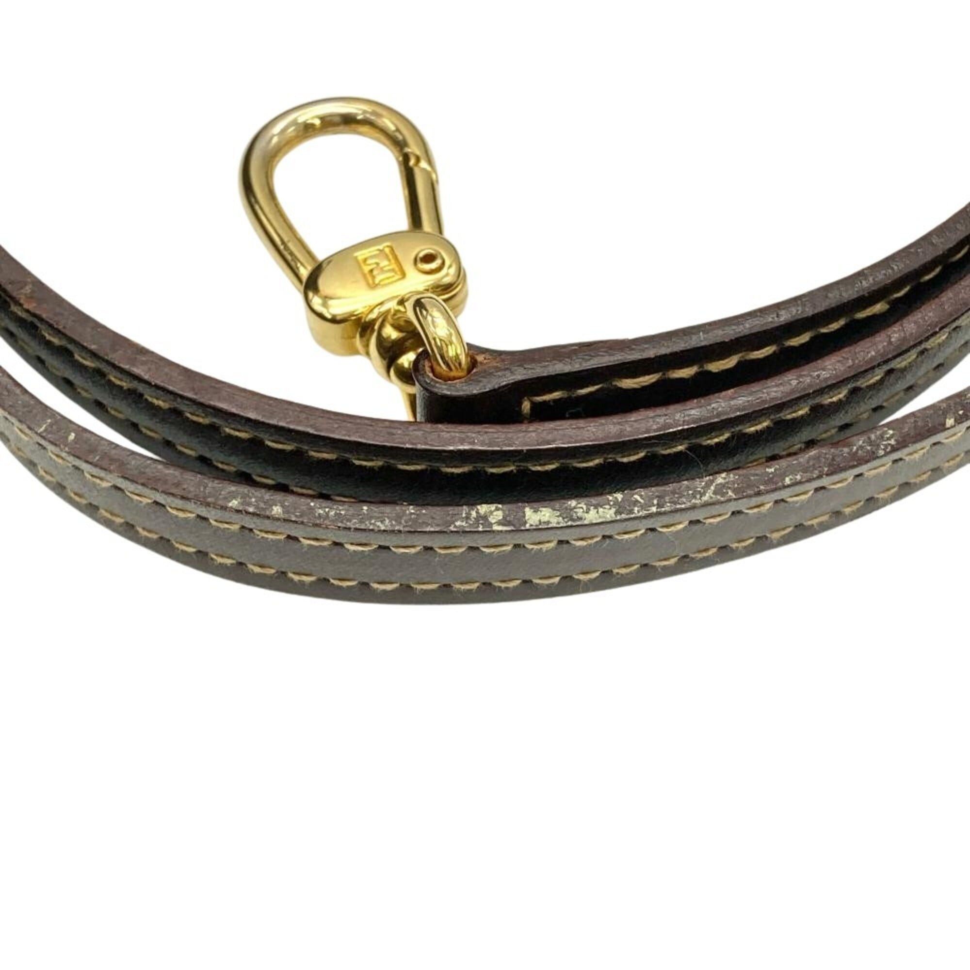 Fendi Fendi Zucca Handbag, 2-Way, Jacquard Leather, Brown, Gold Hardware, Shoulder Bag, Vintage, Women's Size ONE SIZE - 10 Thumbnail