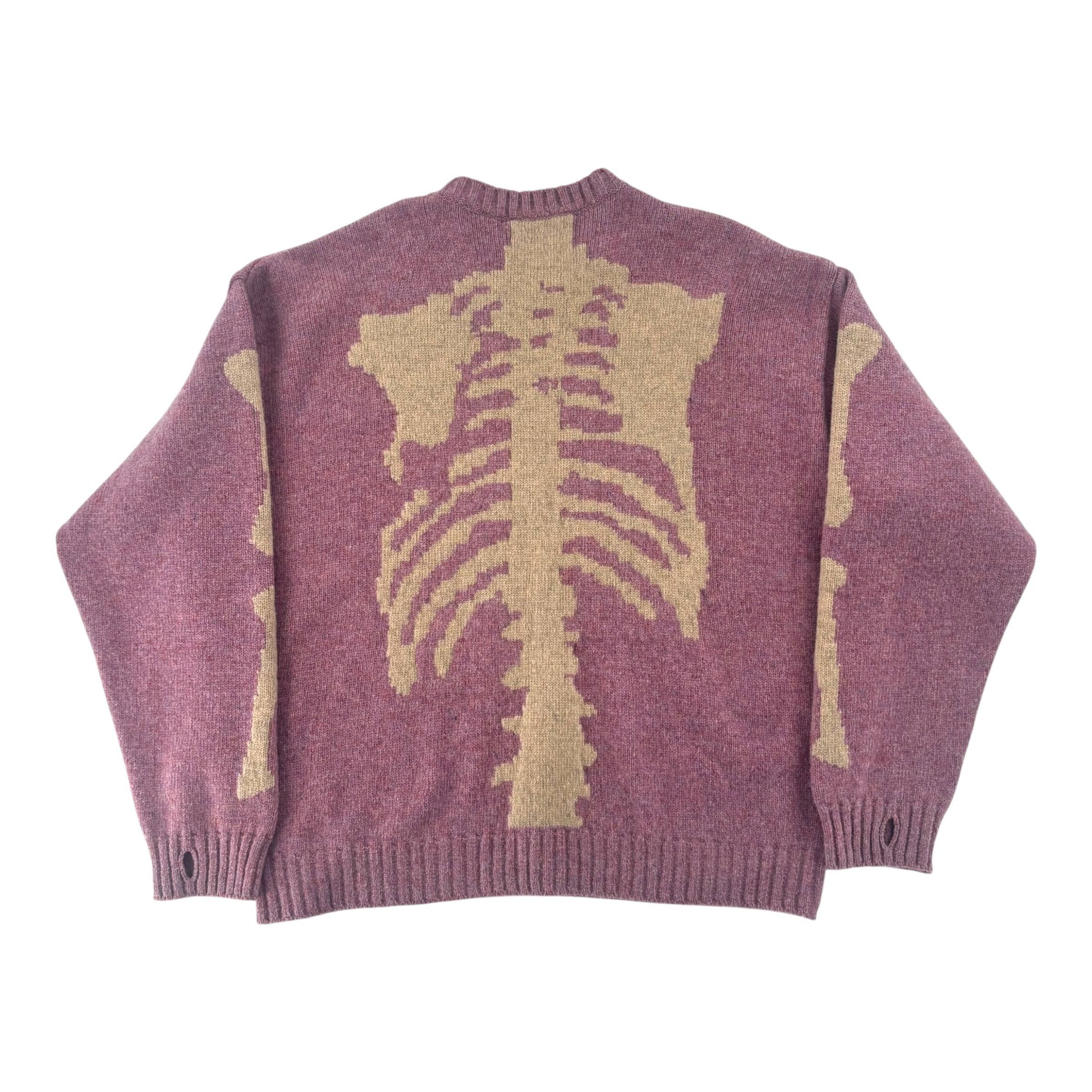 Kapital Bone Wool Sweater Pink Size US S / EU 44-46 / 1 - 3 Thumbnail