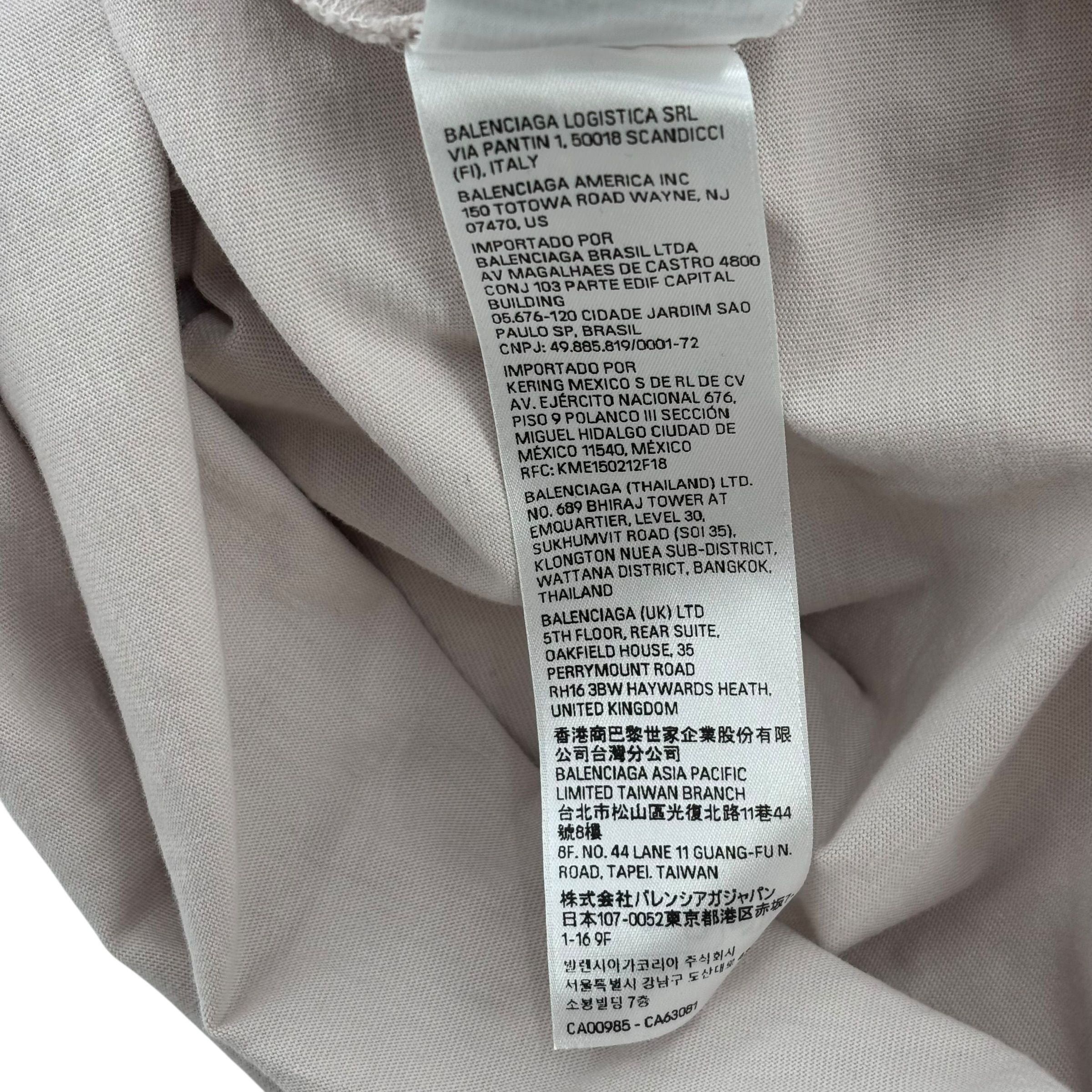 Balenciaga Campaign Tee White Size US S / EU 44-46 / 1 - 5 Thumbnail
