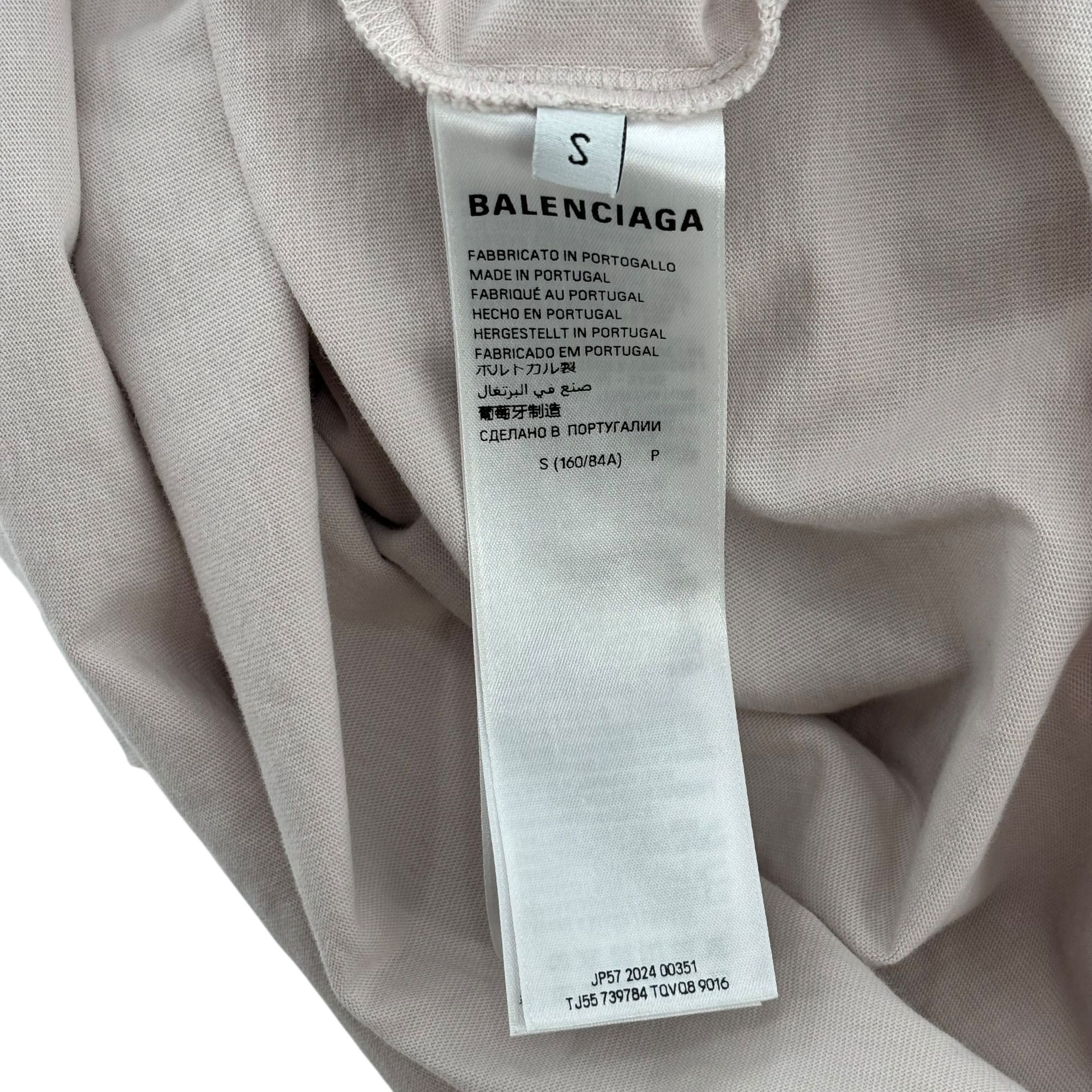Balenciaga Campaign Tee White Size US S / EU 44-46 / 1 - 2 Thumbnail