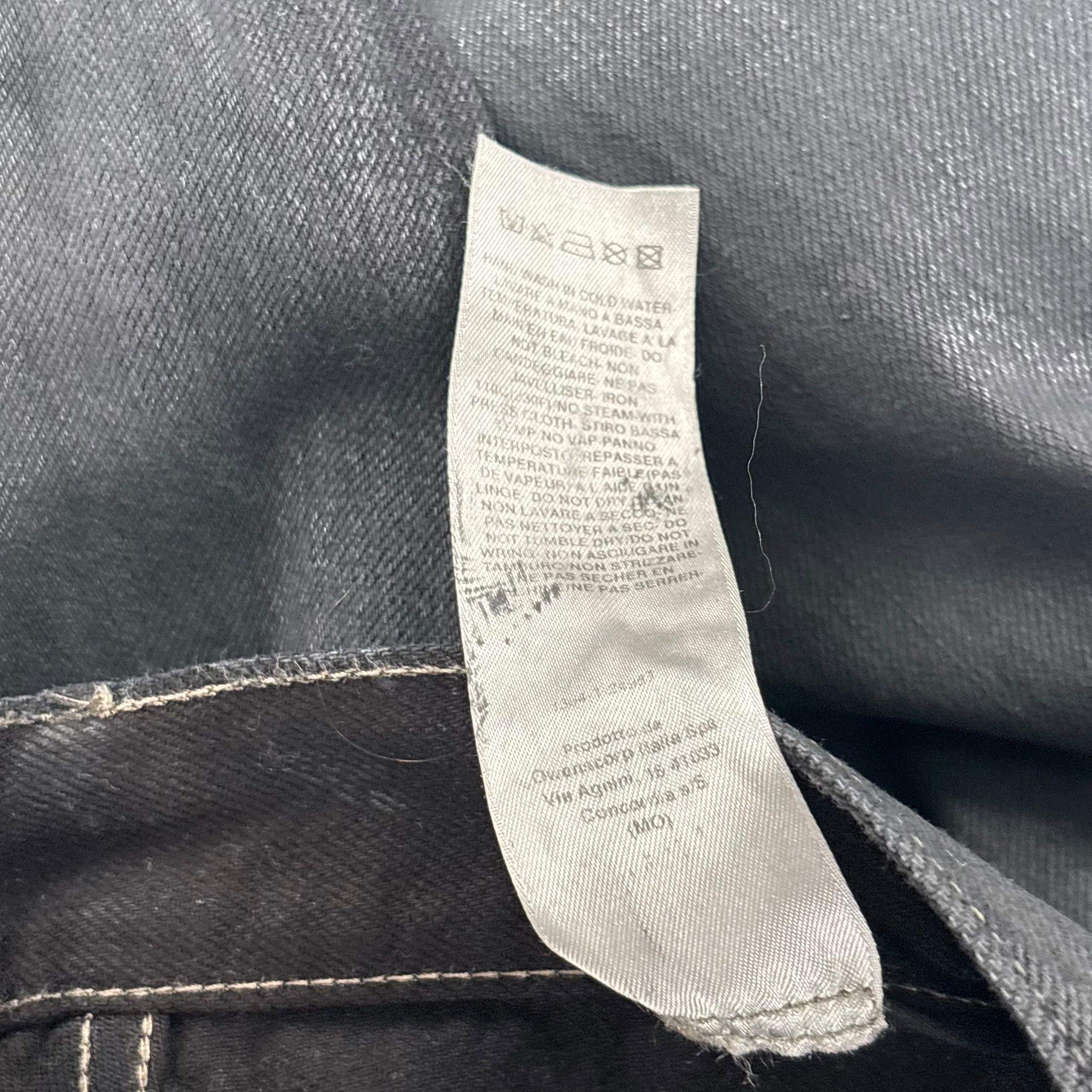 Rick Owens Banana Wax Denim Jeans Black Size US 32 / EU 48 - 5 Thumbnail