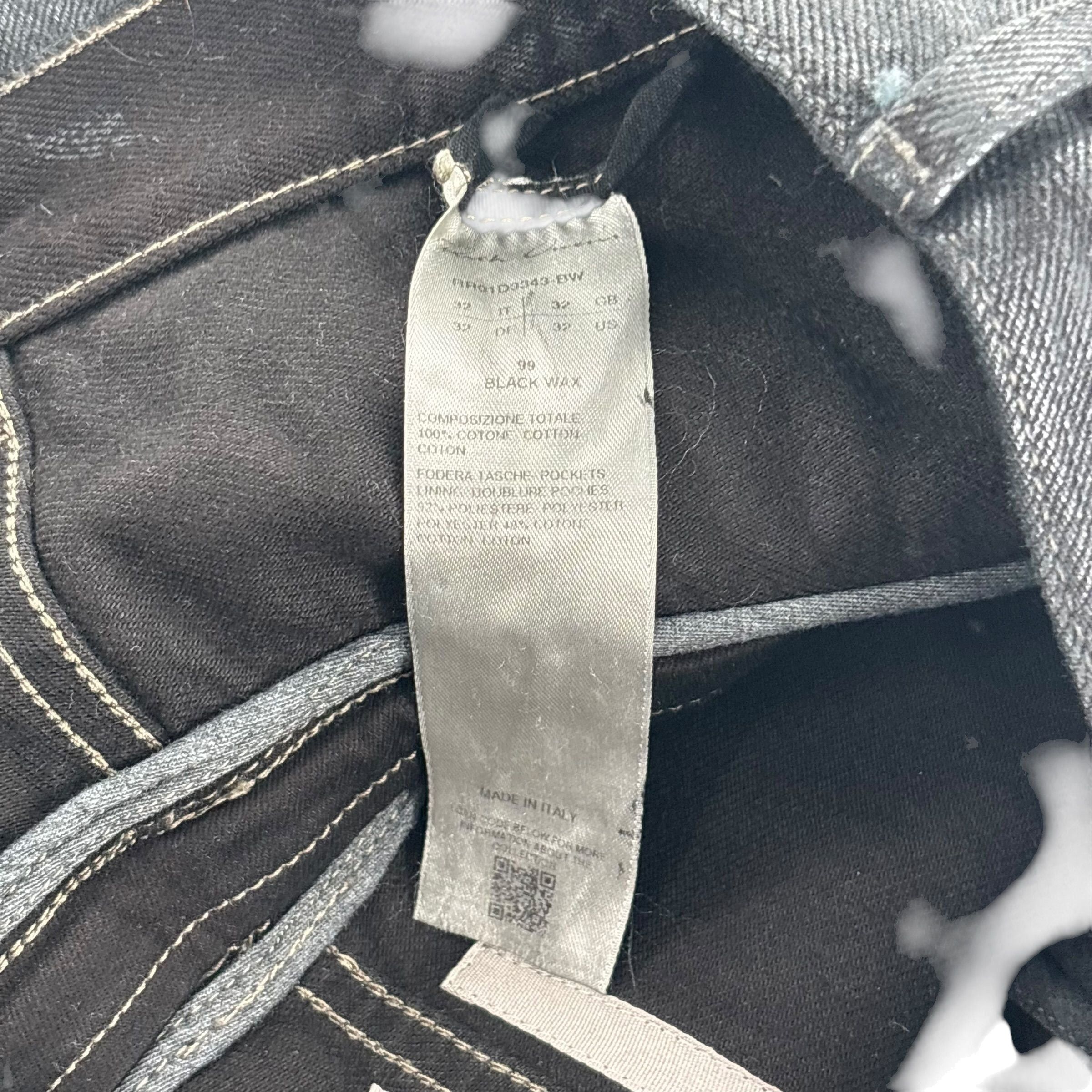 Rick Owens Banana Wax Denim Jeans Black Size US 32 / EU 48 - 4 Thumbnail