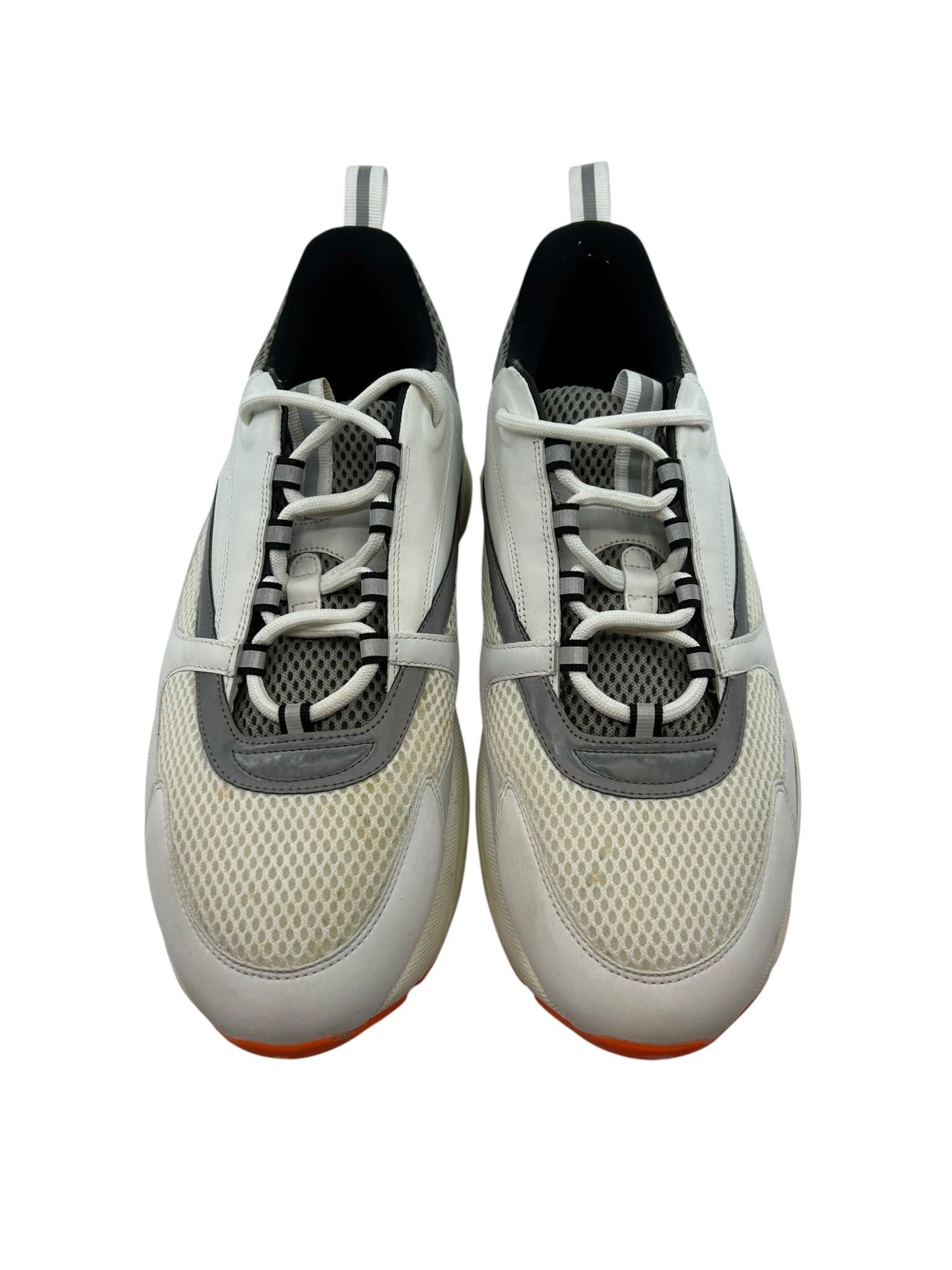 Dior B22 Sneaker White/Orange Size US 12.5 / EU 45-46 - 4 Thumbnail