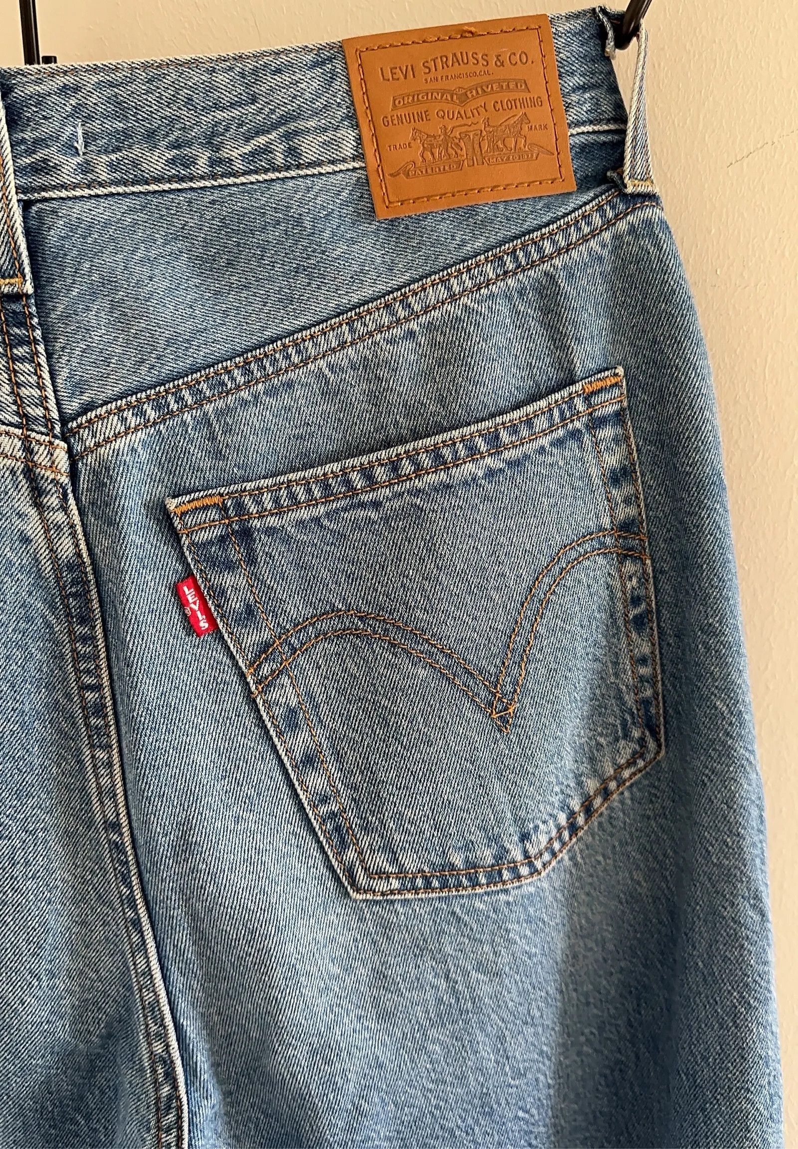 Levi's Levi's Ribcage Straight Ankle Jeans Size 29" - 6 Thumbnail