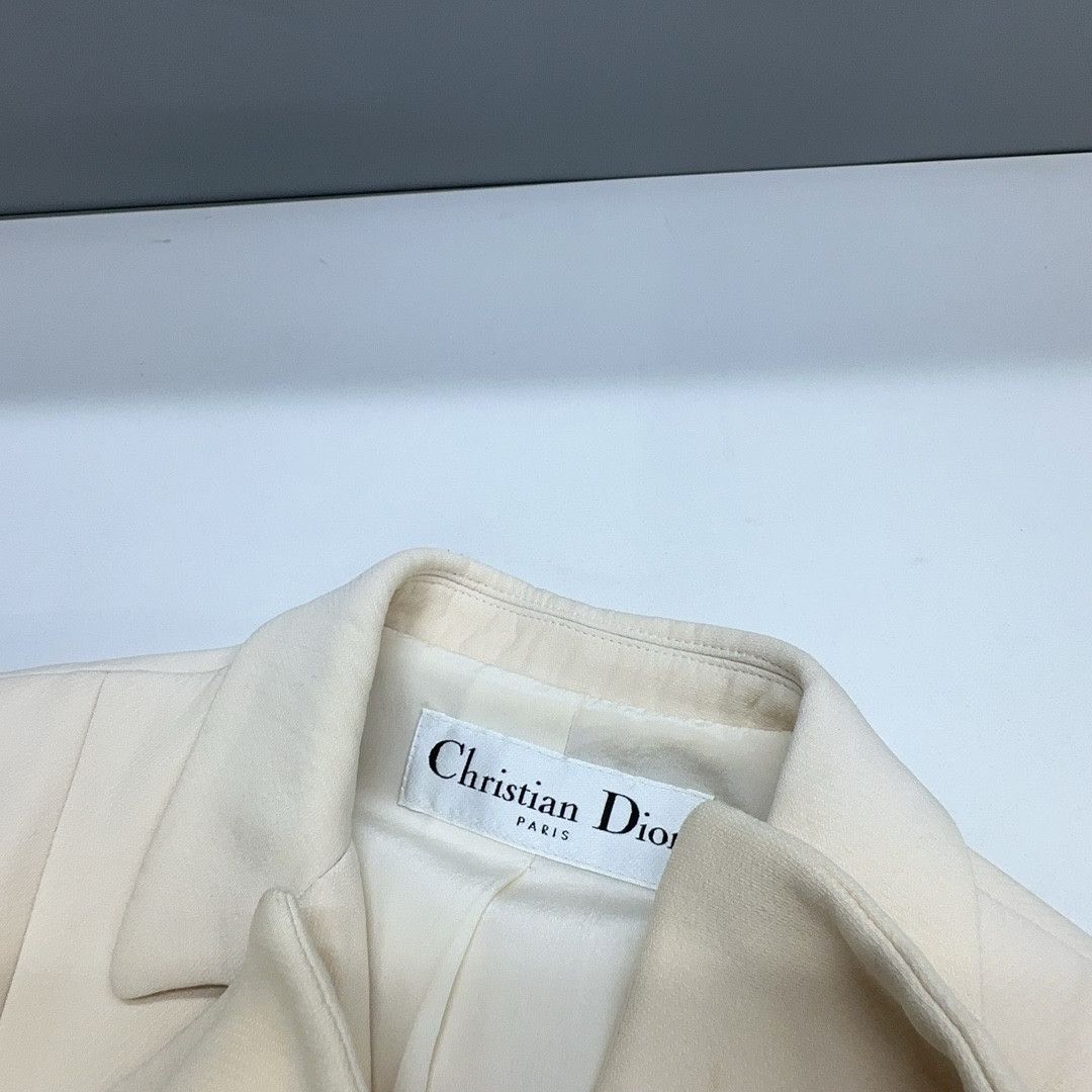 Christian Dior Monsieur Christian Dior Wool Silk Blazer Size 38 Size S / US 4 / IT 40 - 7 Thumbnail
