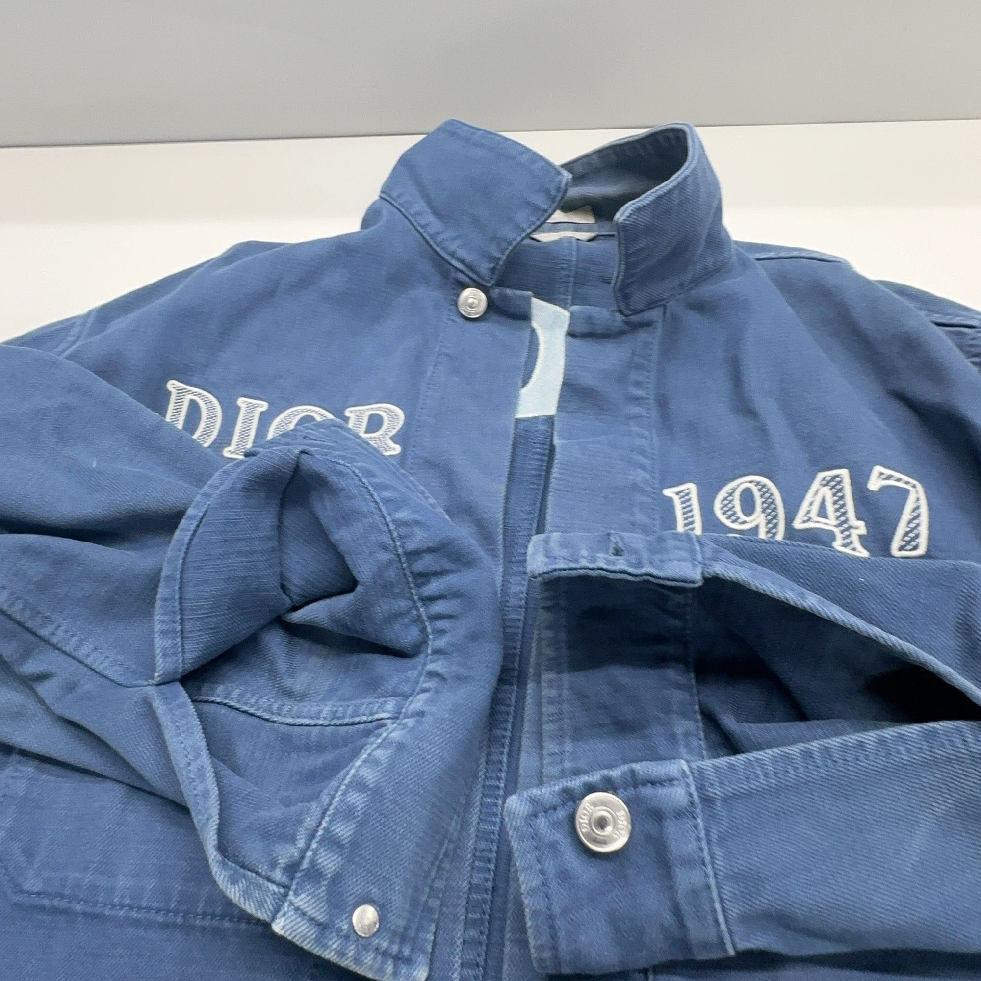Dior Dior 1947 Logo Denim Jacket Size 48 Size US M / EU 48-50 / 2 - 9 Thumbnail