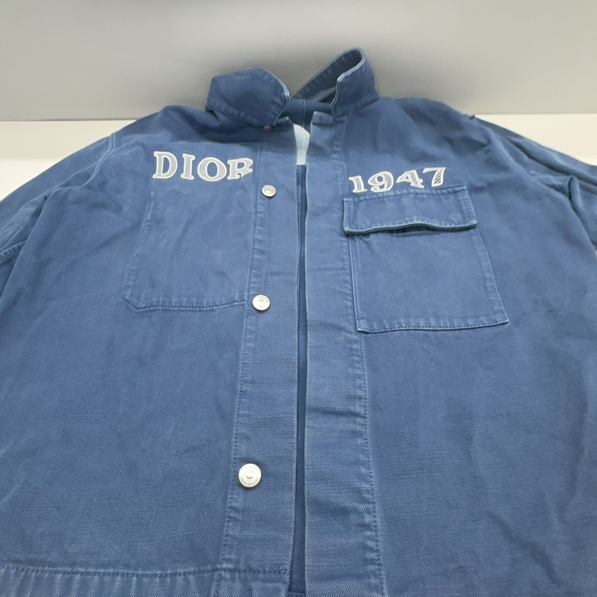 Dior Dior 1947 Logo Denim Jacket Size 48 Size US M / EU 48-50 / 2 - 7 Thumbnail