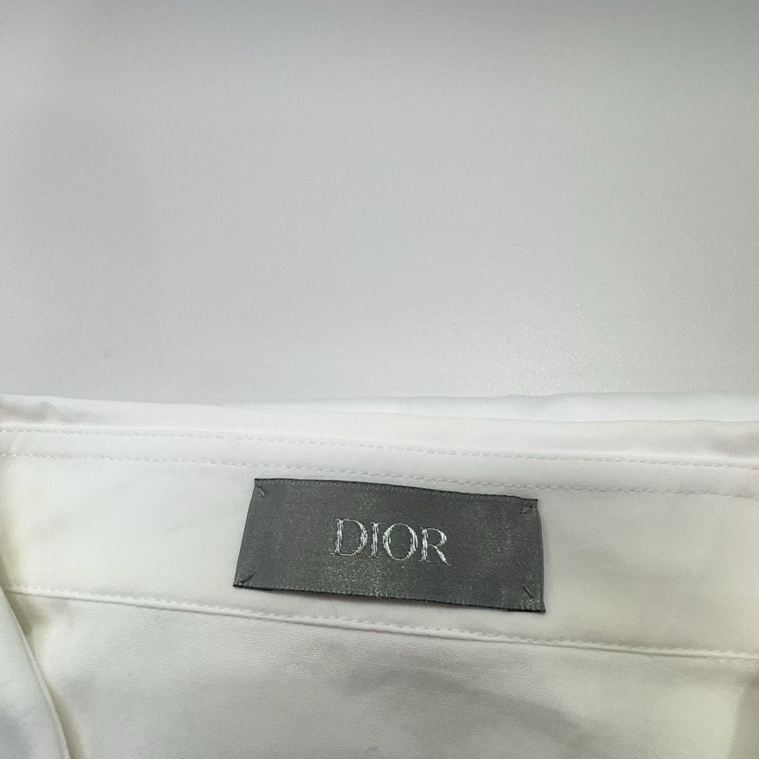 Dior Dior Crystal CD Logo Button Up Shirt US L Size US XS / EU 42 / 0 - 3 Thumbnail