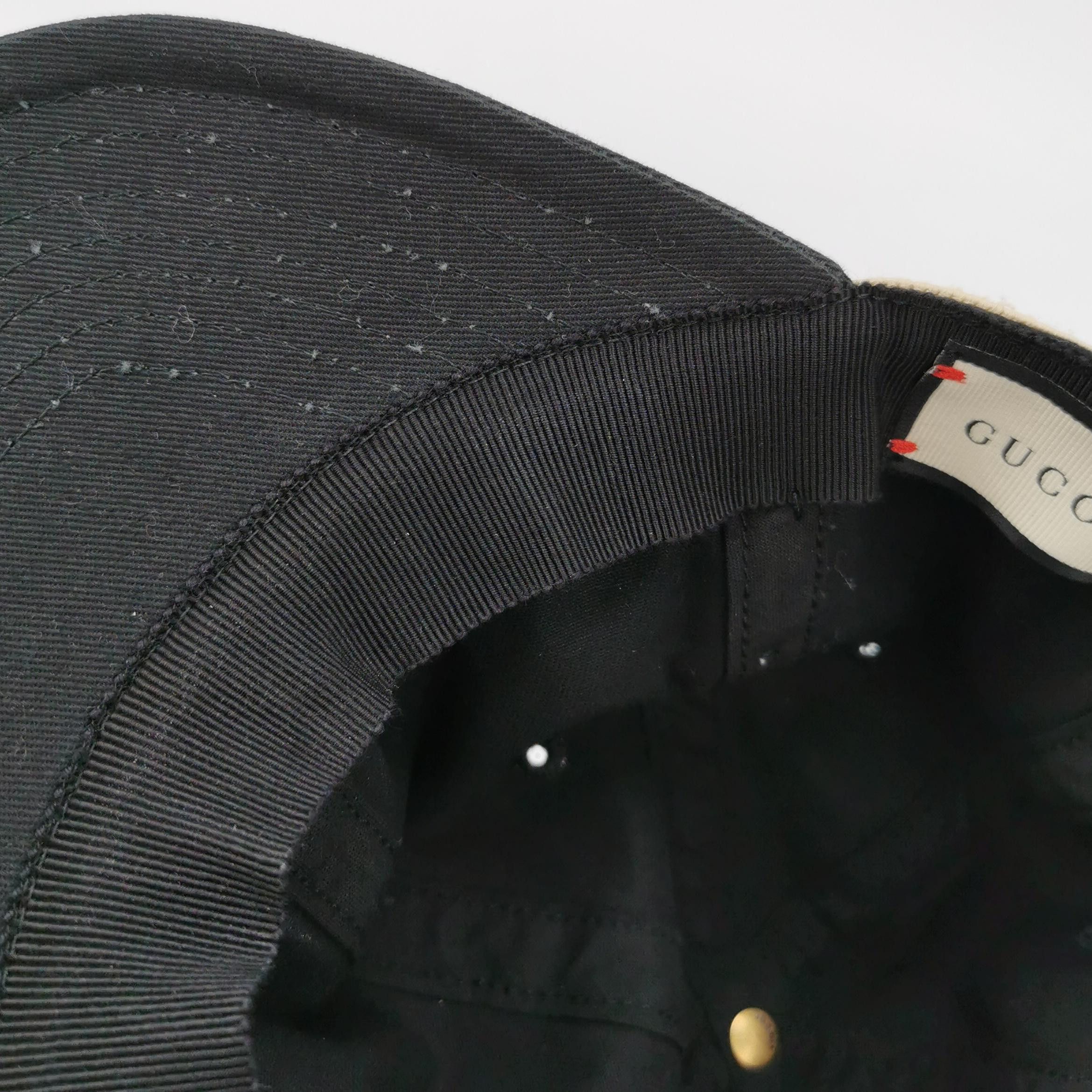 Gucci Gucci Logo Cotton Baseball Cap One Size Size ONE SIZE - 7 Thumbnail