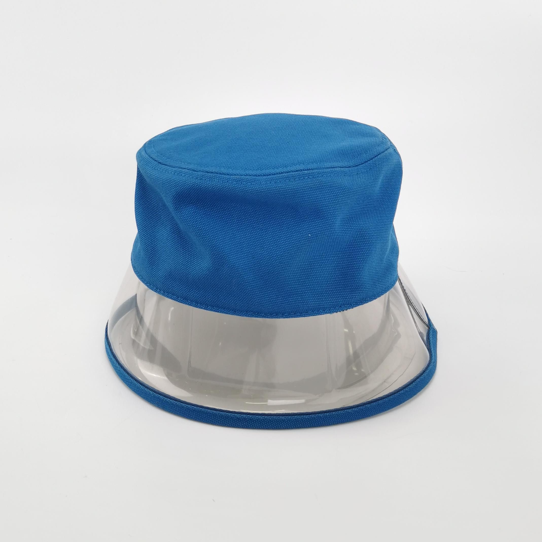 Prada Prada Logo Transparent Brim Bucket Hat Size M Size ONE SIZE - 3 Thumbnail