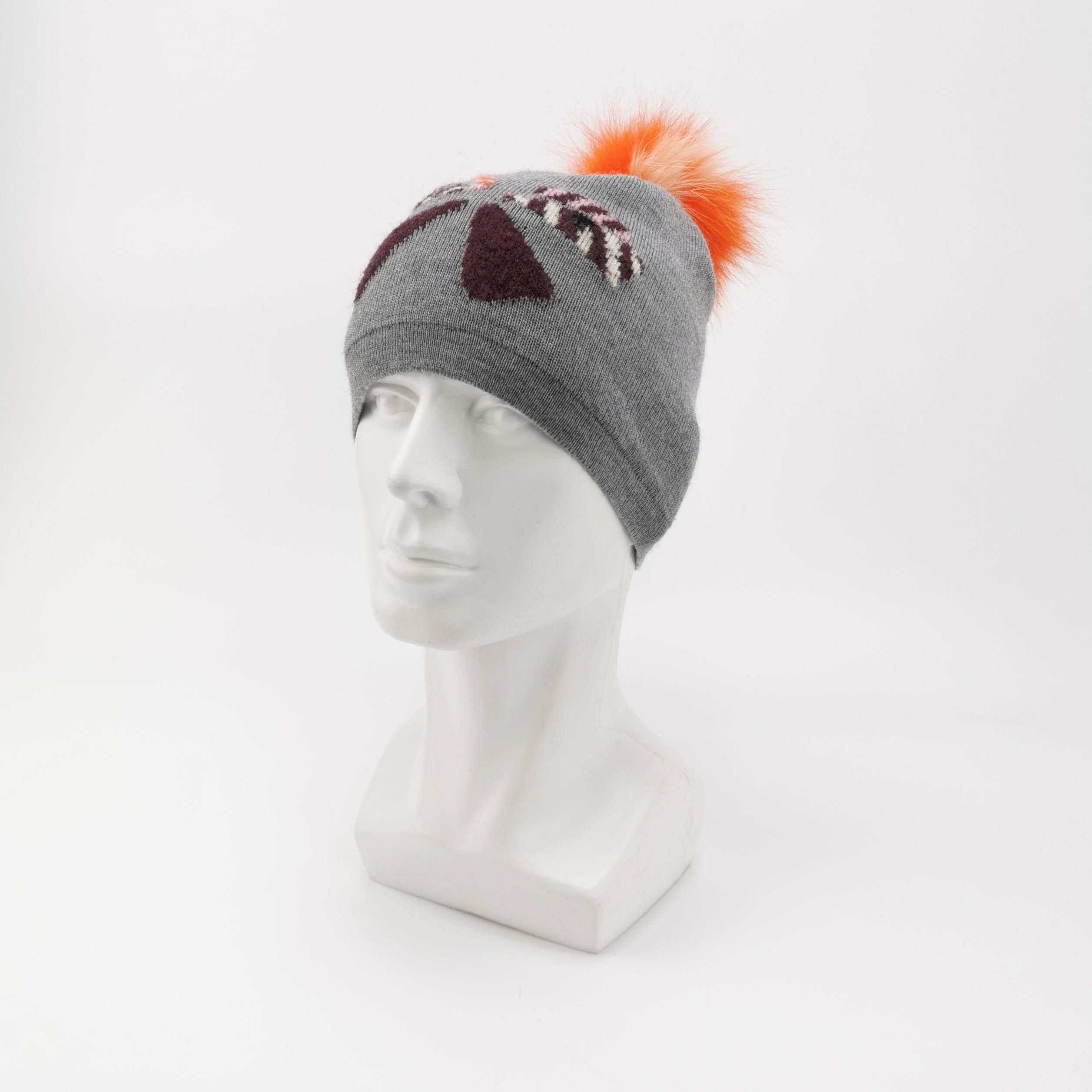 Fendi Fendi Wool Pom-Pom Beanie One Size Size ONE SIZE - 2 Thumbnail