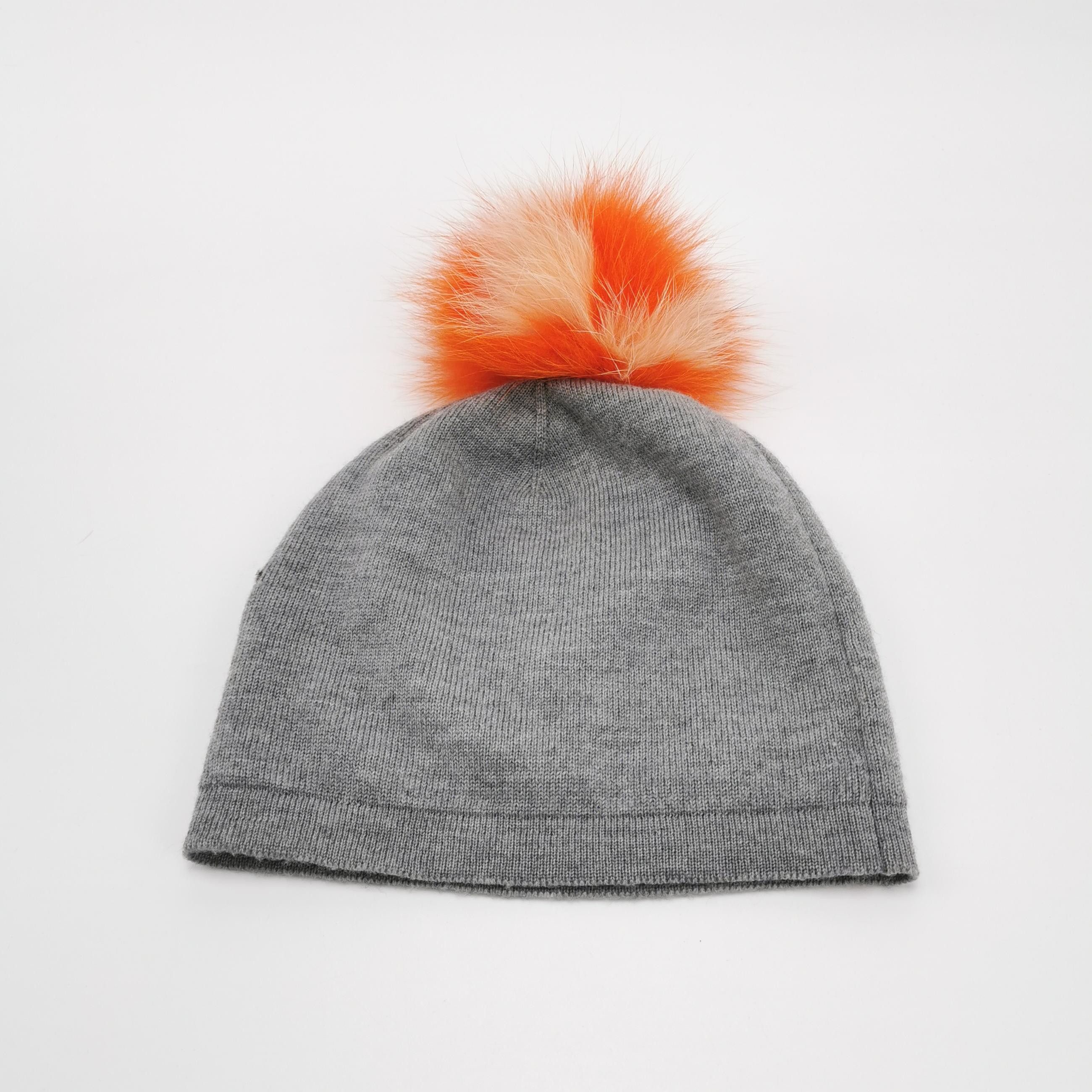 Fendi Fendi Wool Pom-Pom Beanie One Size Size ONE SIZE - 3 Thumbnail