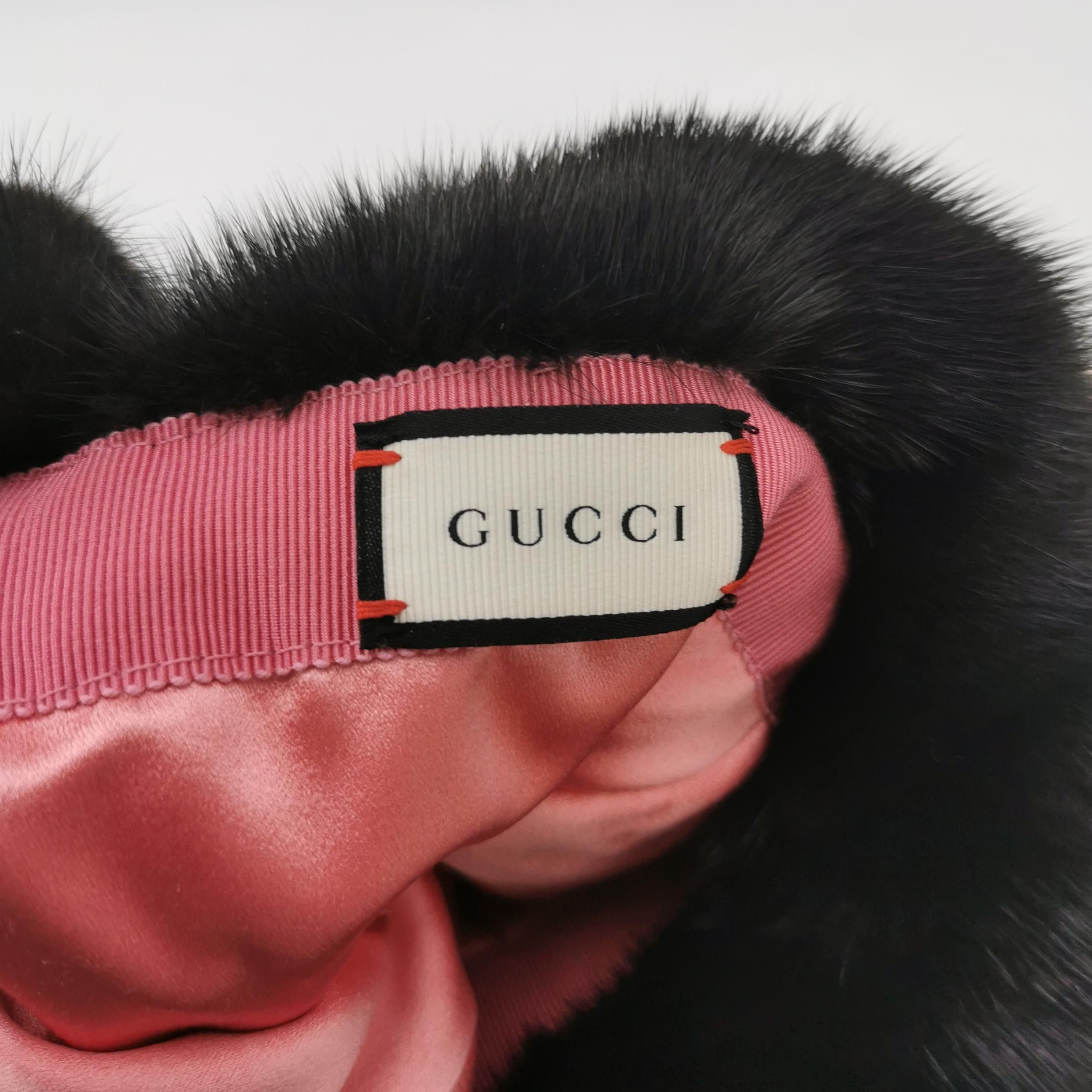 Gucci Gucci Fur Bow Hat Size ONE SIZE - 4 Thumbnail