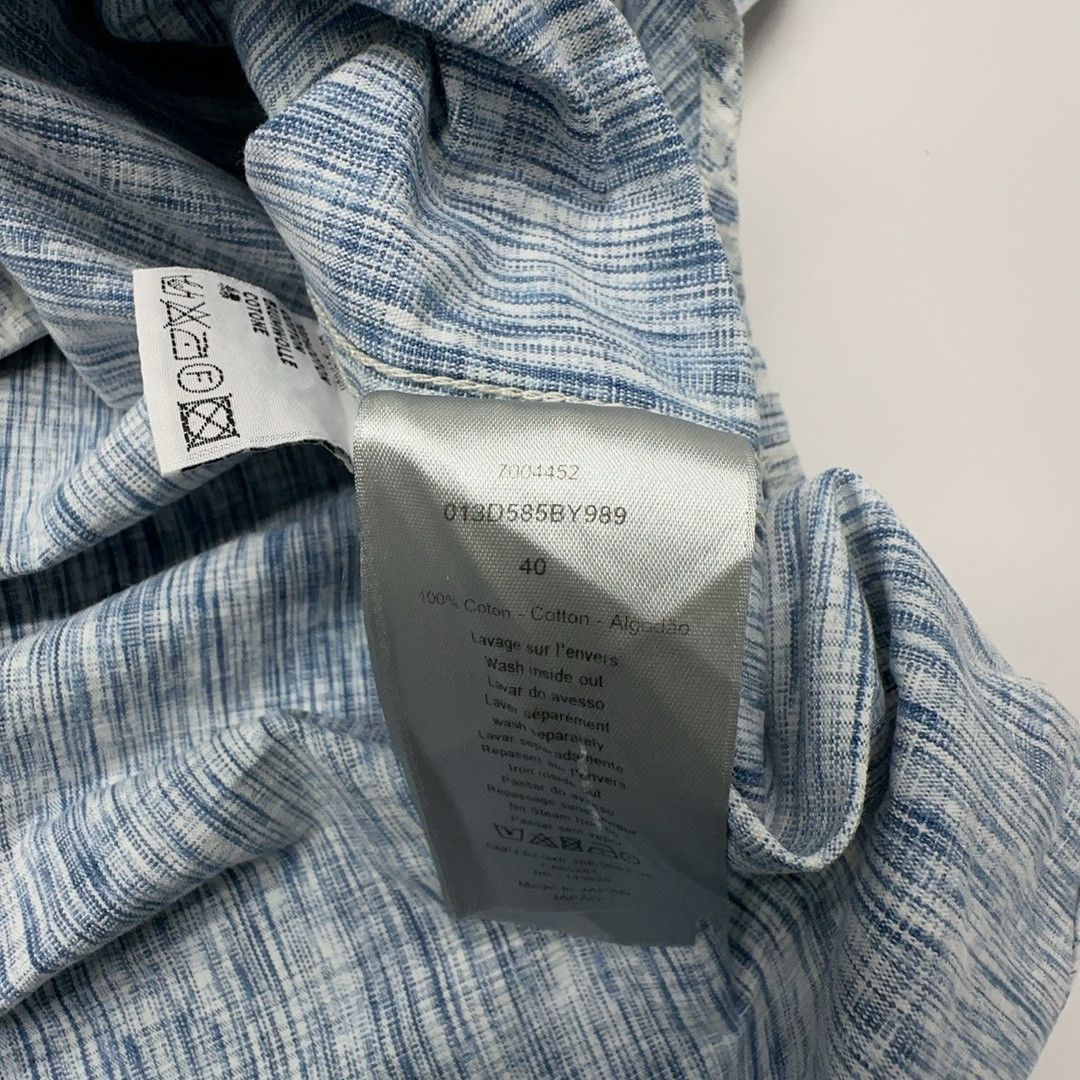 Dior Dior Oblique Kasuri Print Shirt Size M Size US XXS / EU 40 - 3 Thumbnail