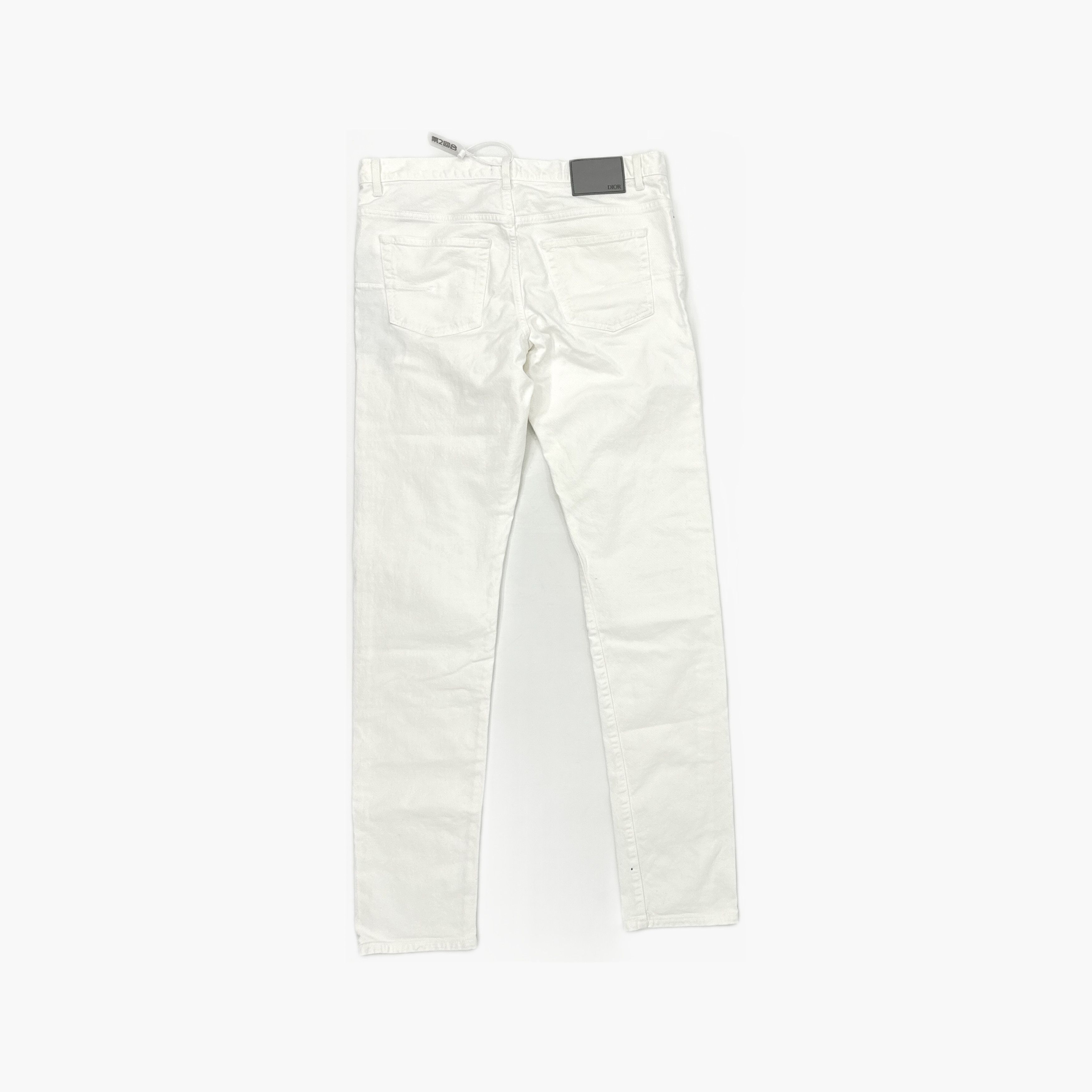 Dior Dior White Jeans Size 32 Size US 32 / EU 48 - 2 Thumbnail