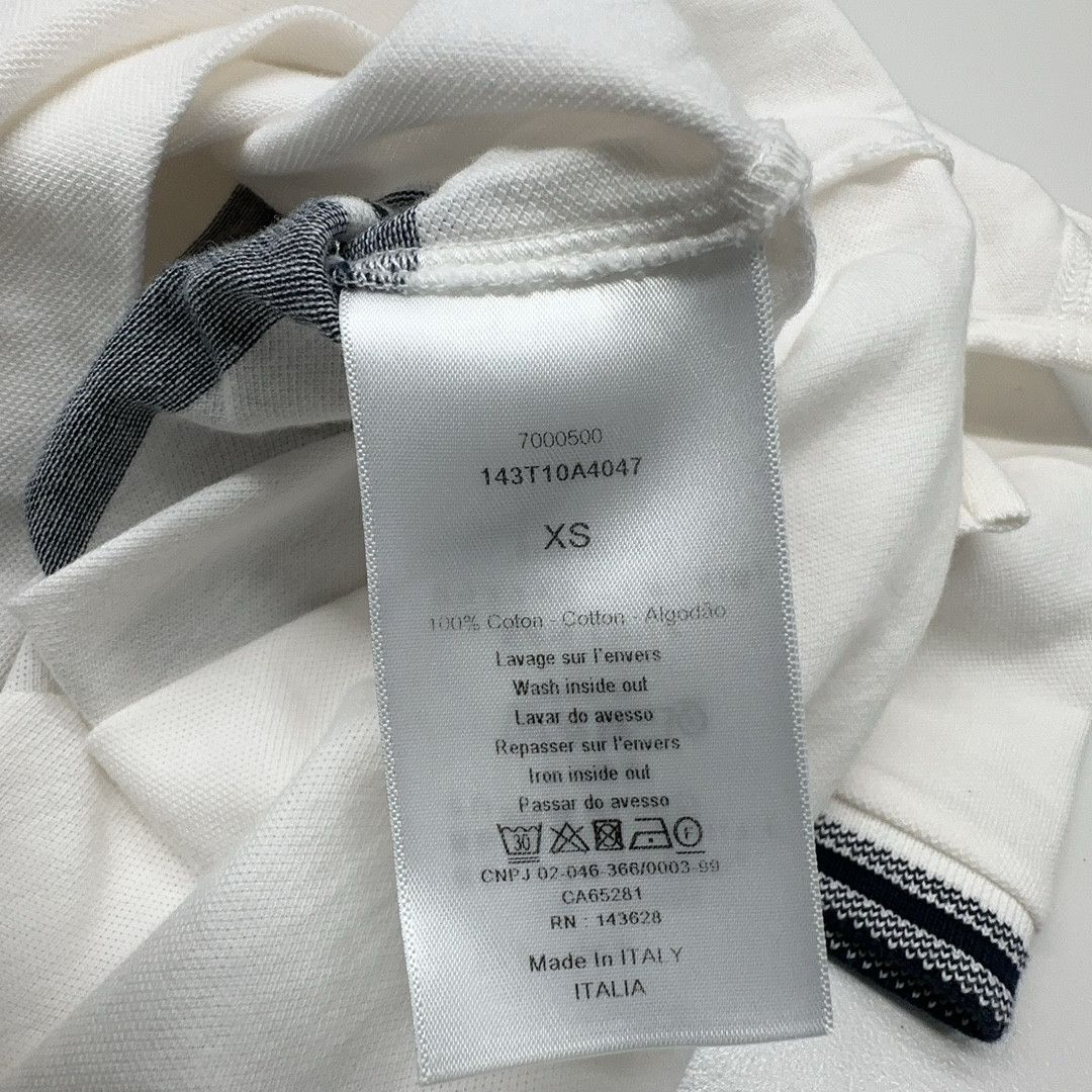 Dior Dior Striped Embroidered Polo Shirt Size XS Size XS / US 0-2 / IT 36-38 - 4 Thumbnail