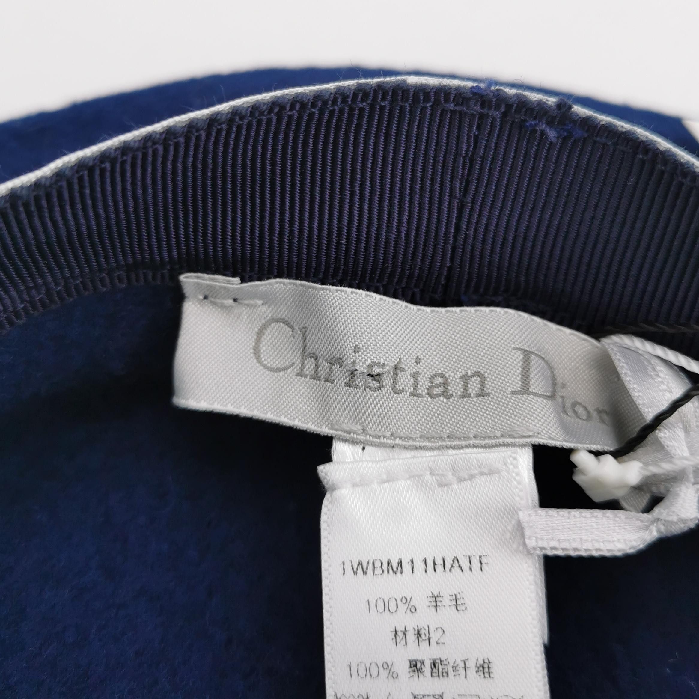 Dior Dior Logo Beret Hat Size 50-52 Size ONE SIZE - 5 Thumbnail