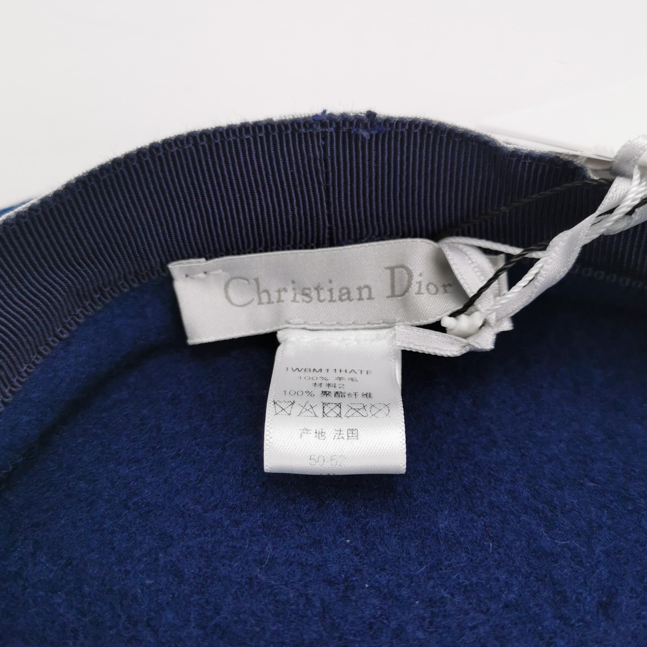 Dior Dior Logo Beret Hat Size 50-52 Size ONE SIZE - 6 Thumbnail