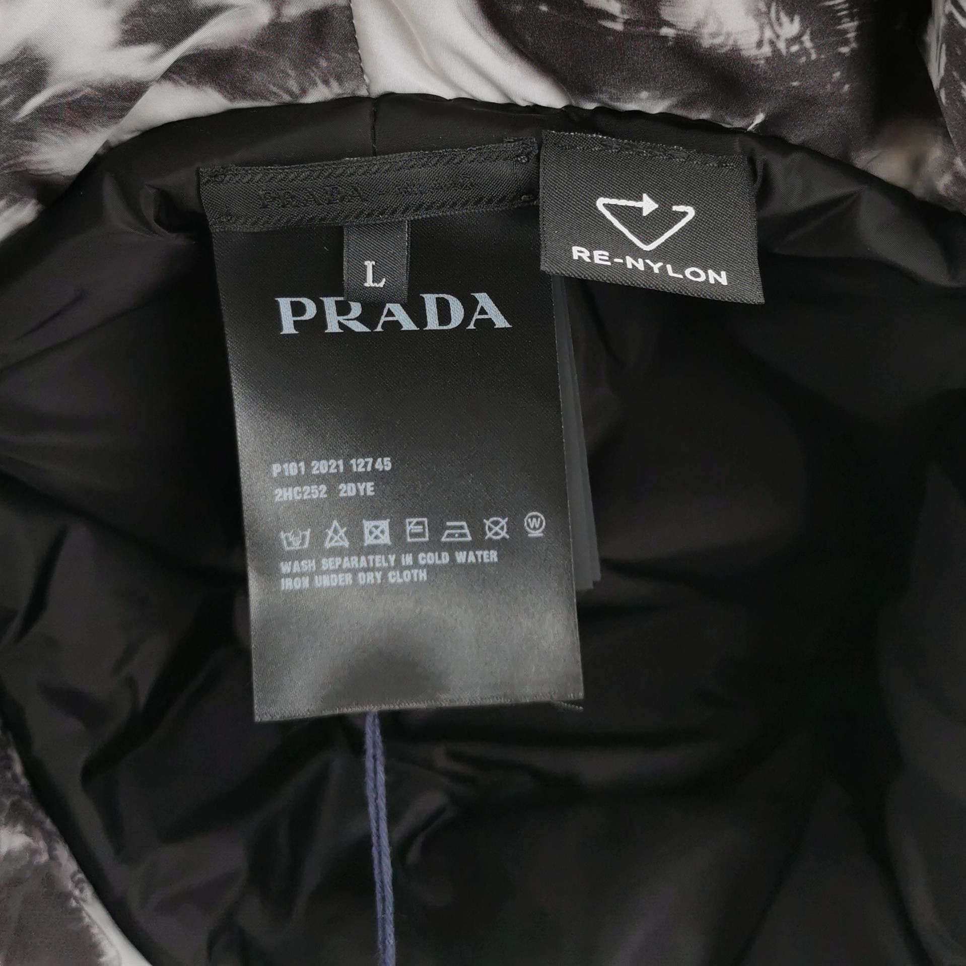 Prada Prada Re-Nylon Marble Bucket Hat Size L Size ONE SIZE - 5 Thumbnail