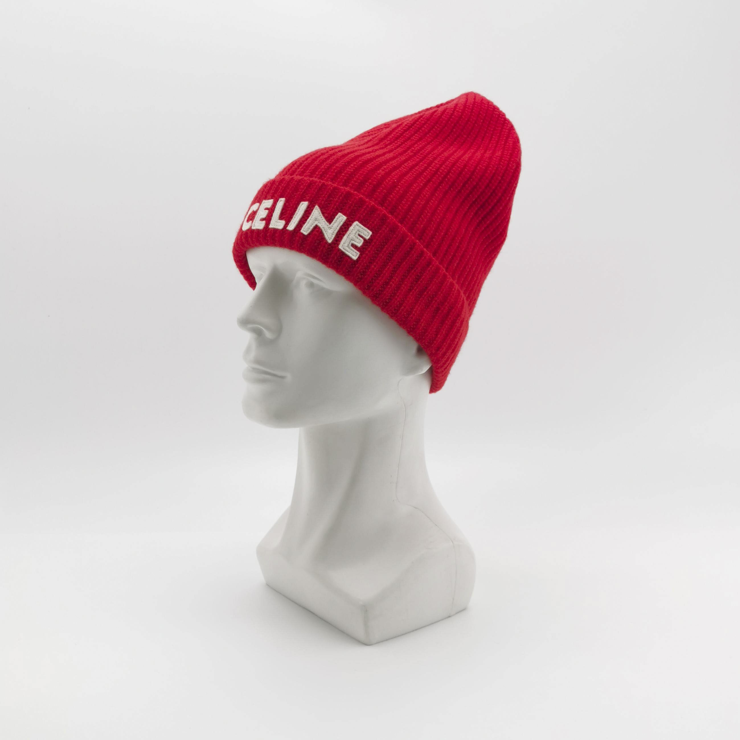 Celine Celine Logo Beanie Size One Size Size ONE SIZE - 2 Thumbnail