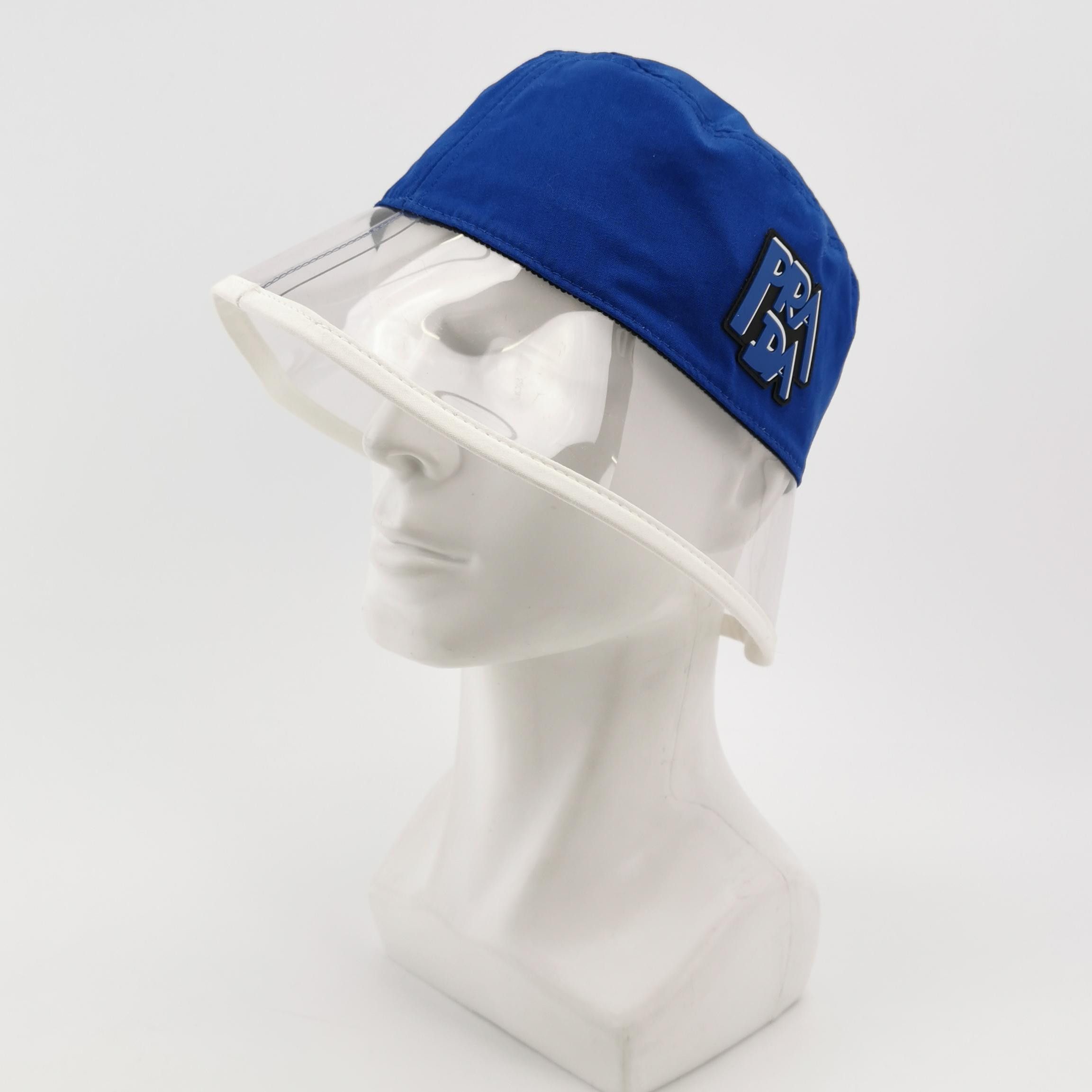 Prada Prada Logo Transparent Brim Bucket Hat Size M Size ONE SIZE - 2 Thumbnail