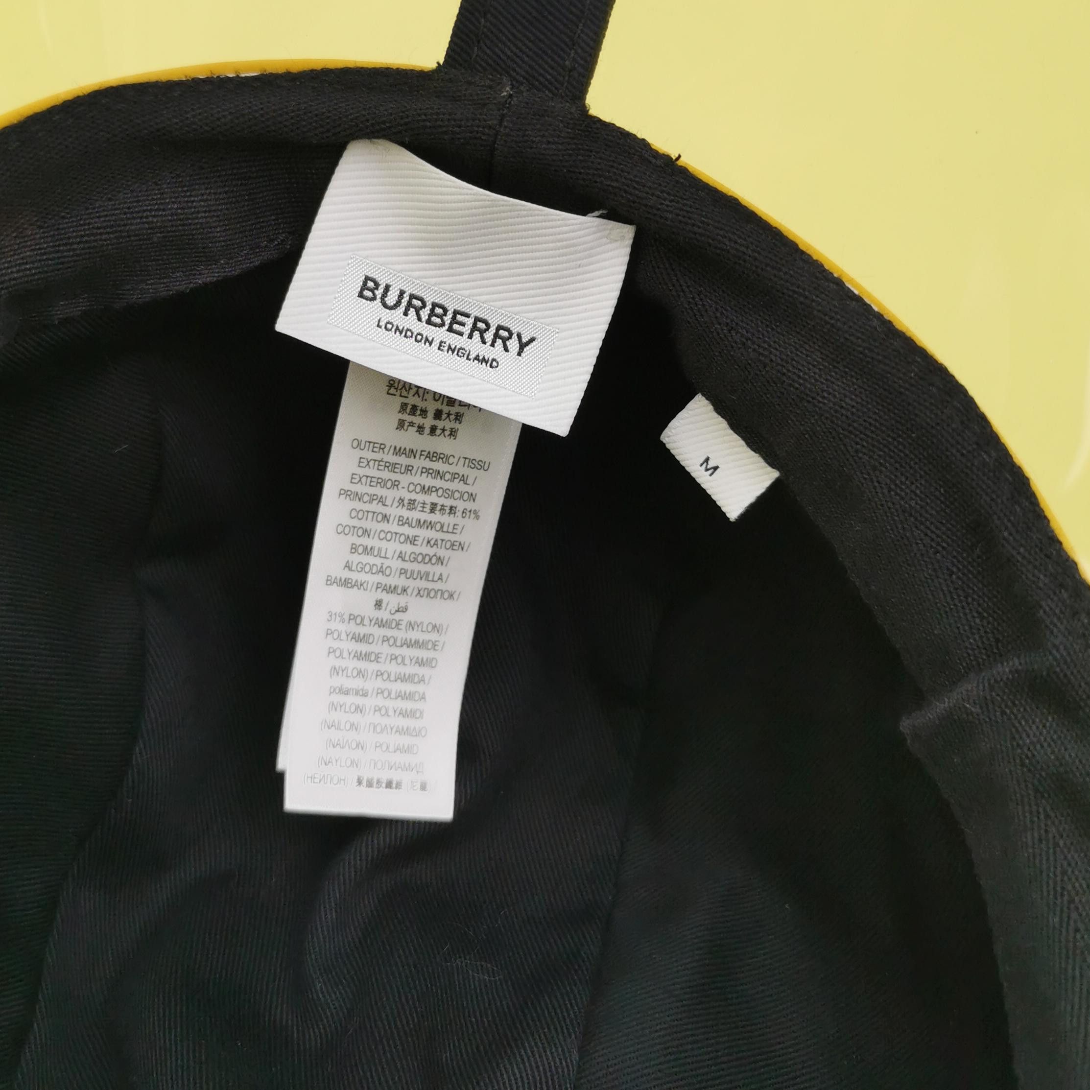 Burberry Burberry Logo Transparent Brim Bucket Hat Size M Size ONE SIZE - 5 Thumbnail
