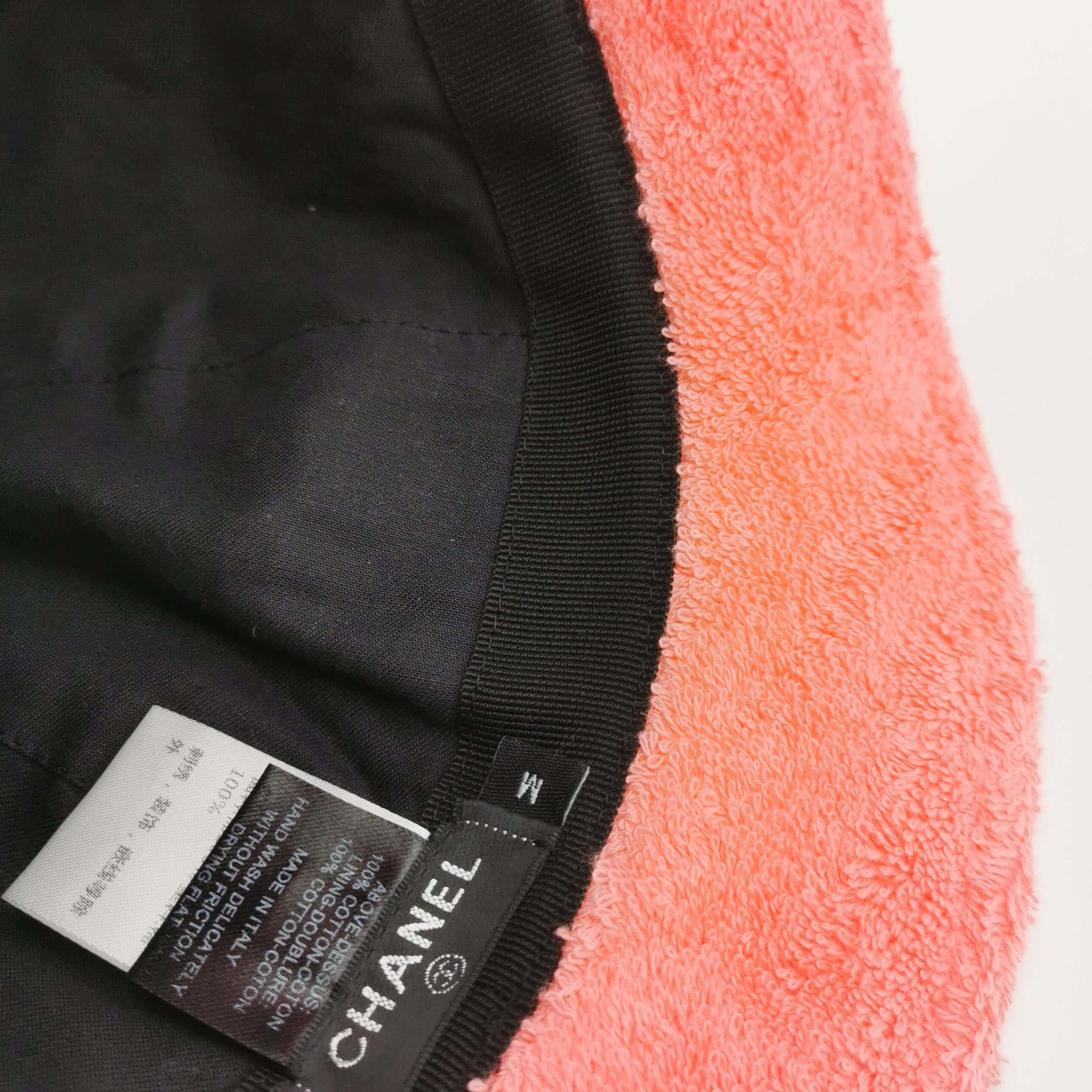Chanel Chanel Coco Beach Terry Bucket Hat Size M Size ONE SIZE - 7 Thumbnail