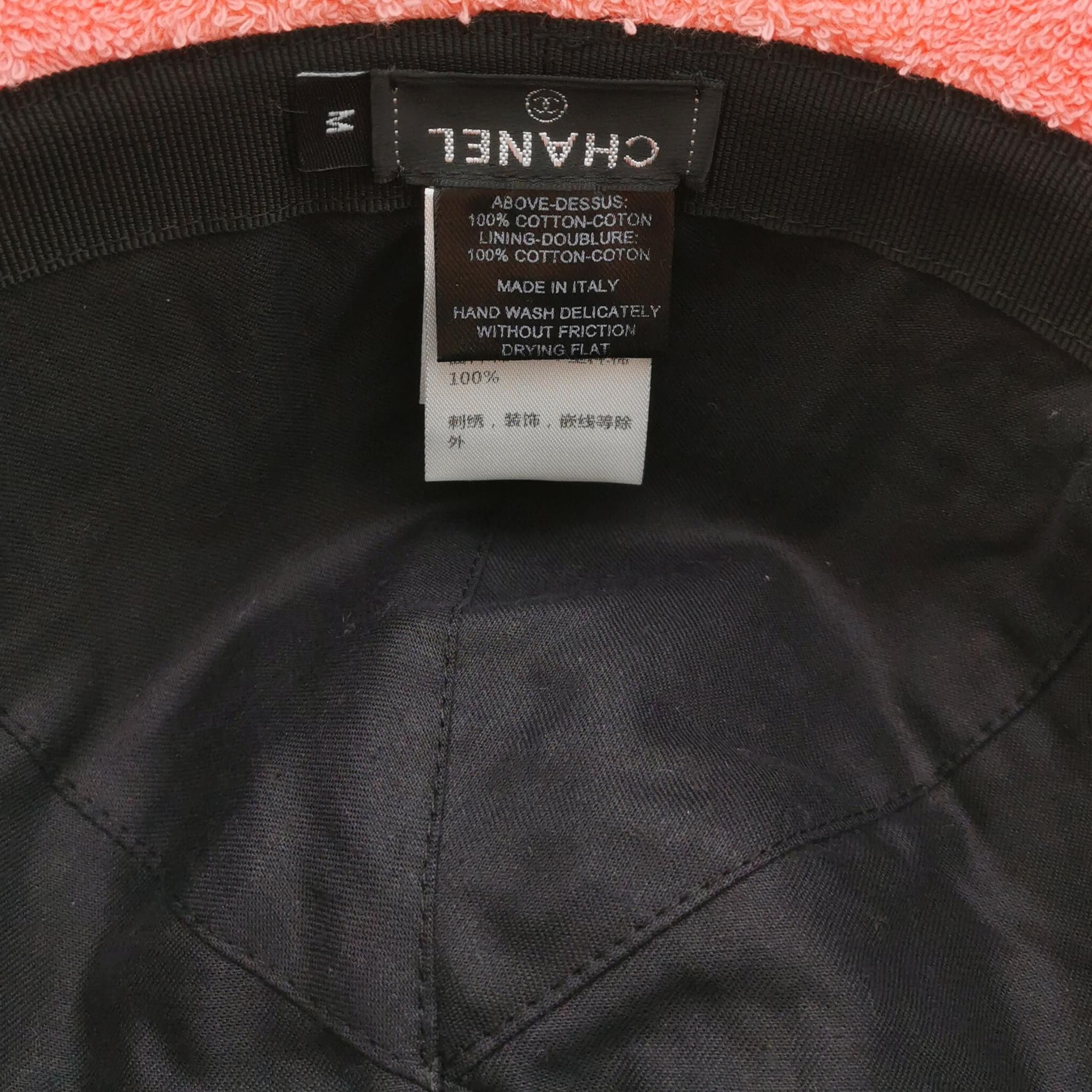 Chanel Chanel Coco Beach Terry Bucket Hat Size M Size ONE SIZE - 6 Thumbnail