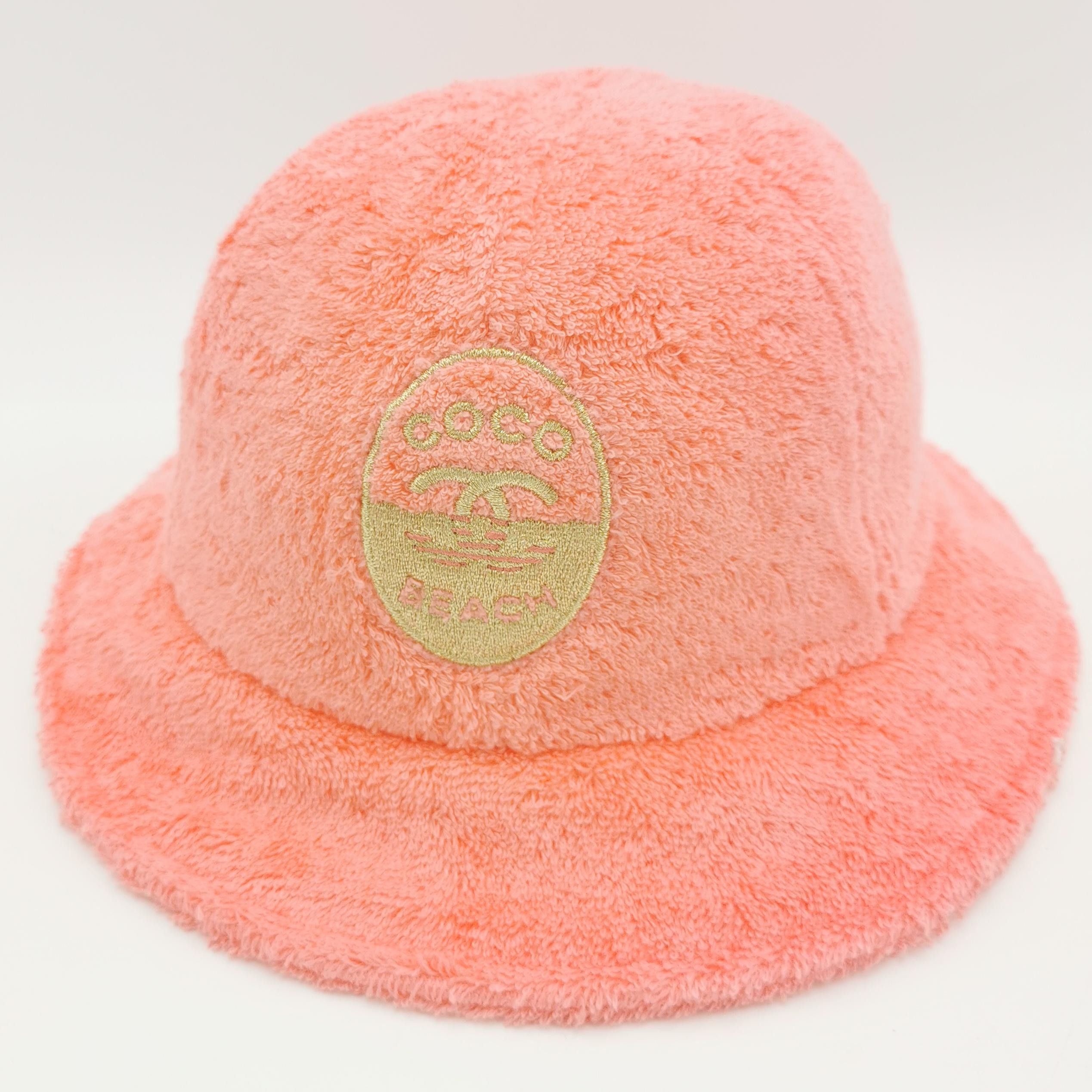 Chanel Chanel Coco Beach Terry Bucket Hat Size M Size ONE SIZE - 4 Thumbnail