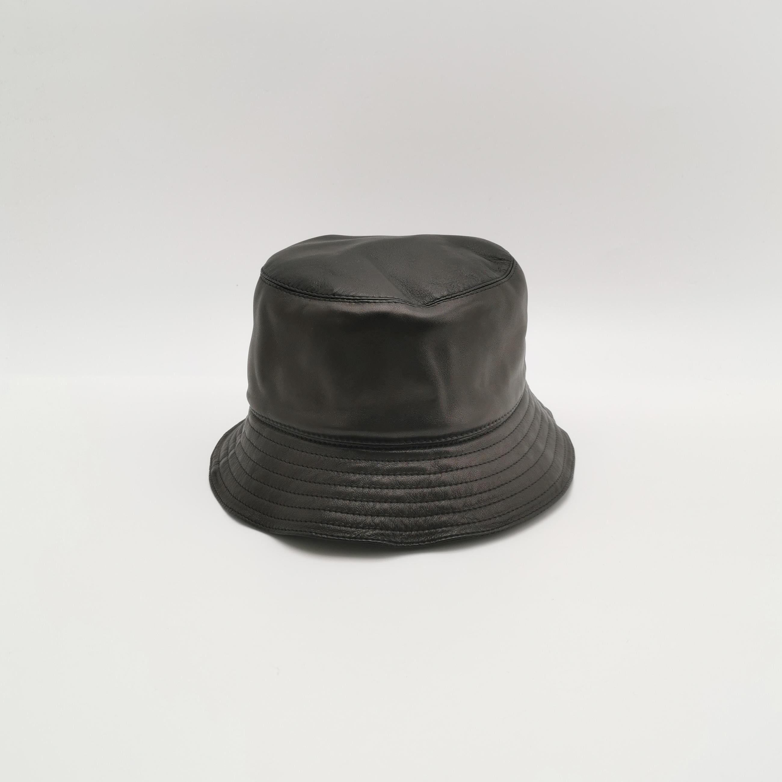 Loewe Loewe Leather Embossed Logo Bucket Hat Size 58 Size ONE SIZE - 3 Thumbnail