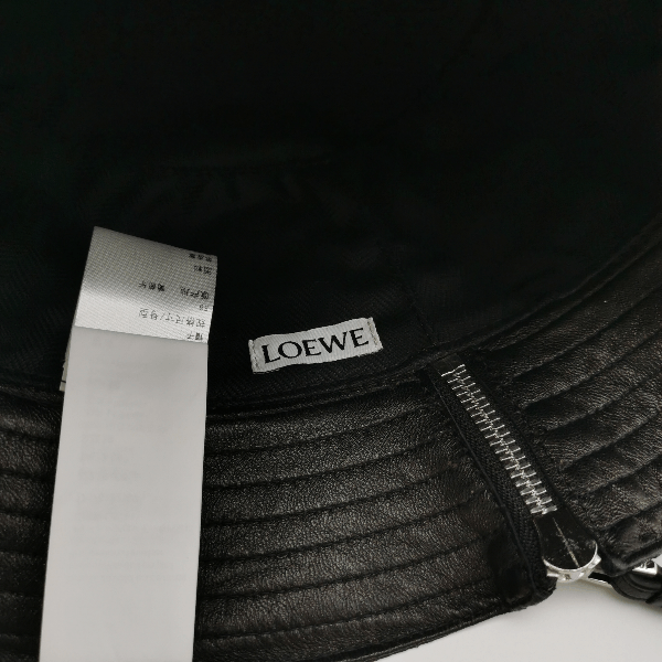Loewe Loewe Leather Embossed Logo Bucket Hat Size 58 Size ONE SIZE - 5 Thumbnail