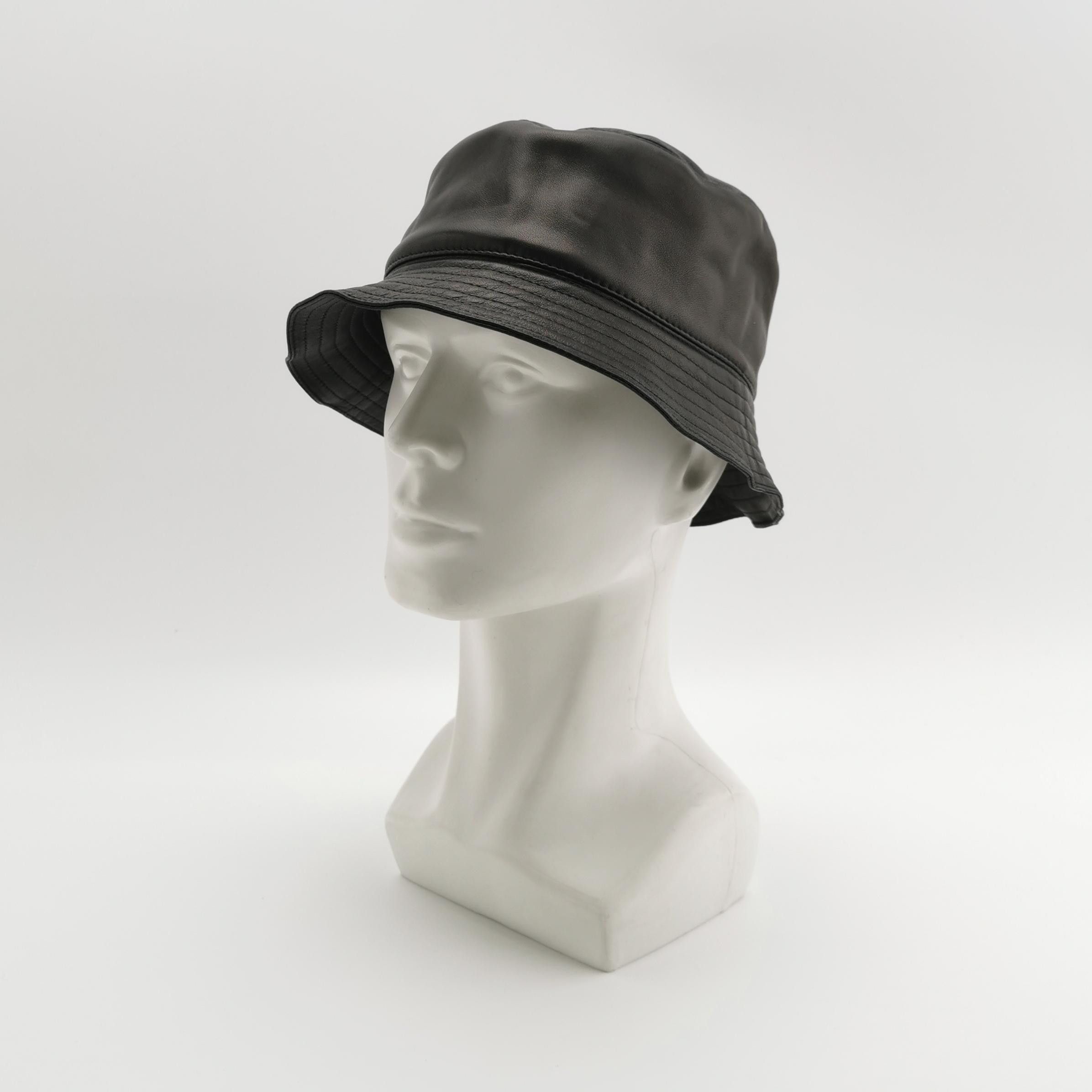 Loewe Loewe Leather Embossed Logo Bucket Hat Size 58 Size ONE SIZE - 2 Thumbnail