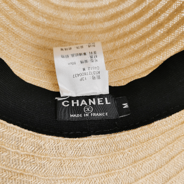 Chanel Chanel CC Logo Straw Hat Size M Size ONE SIZE - 5 Thumbnail