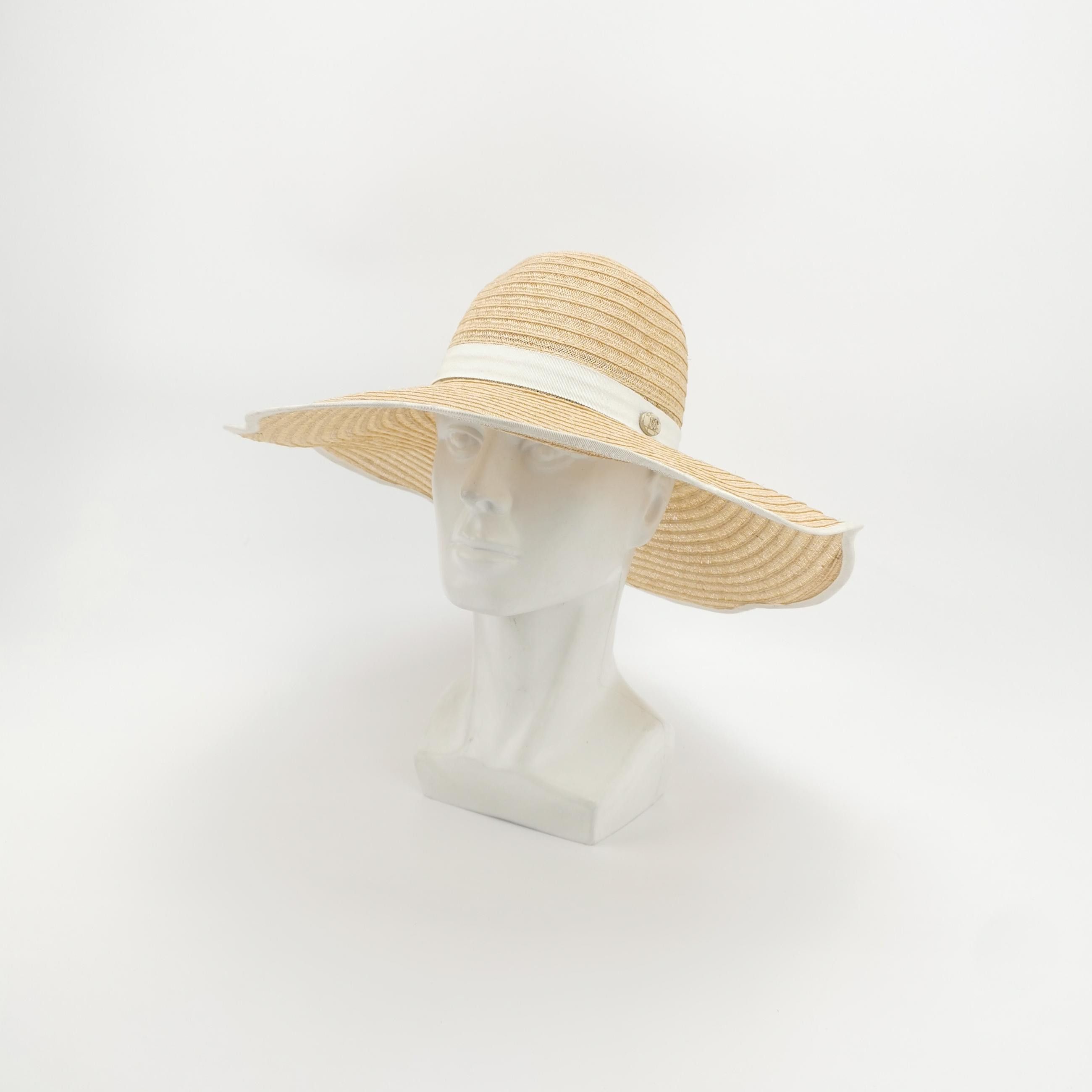 Chanel Chanel CC Logo Straw Hat Size M Size ONE SIZE - 2 Thumbnail