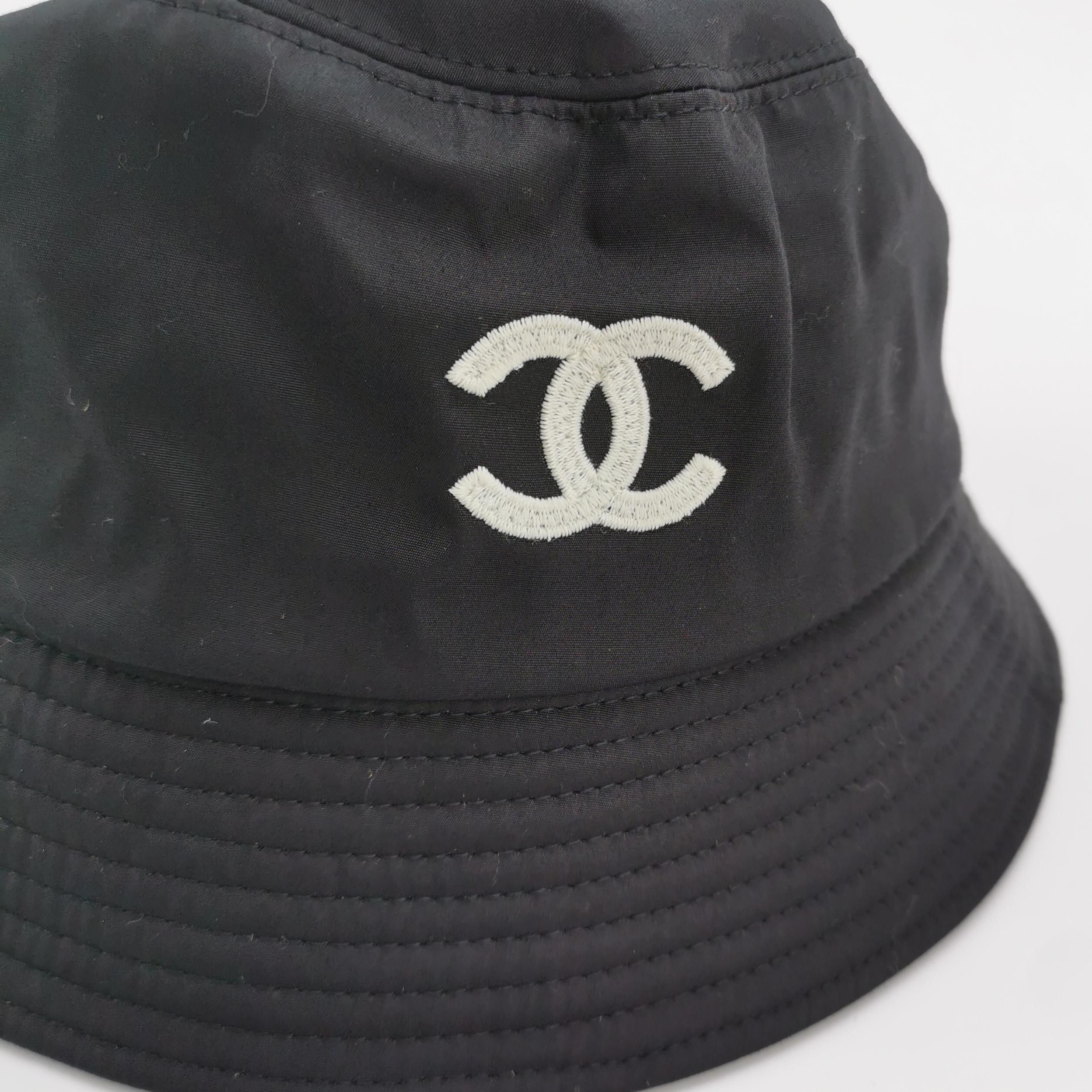 Chanel Chanel CC Logo Bucket Hat Size S Size ONE SIZE - 4 Thumbnail