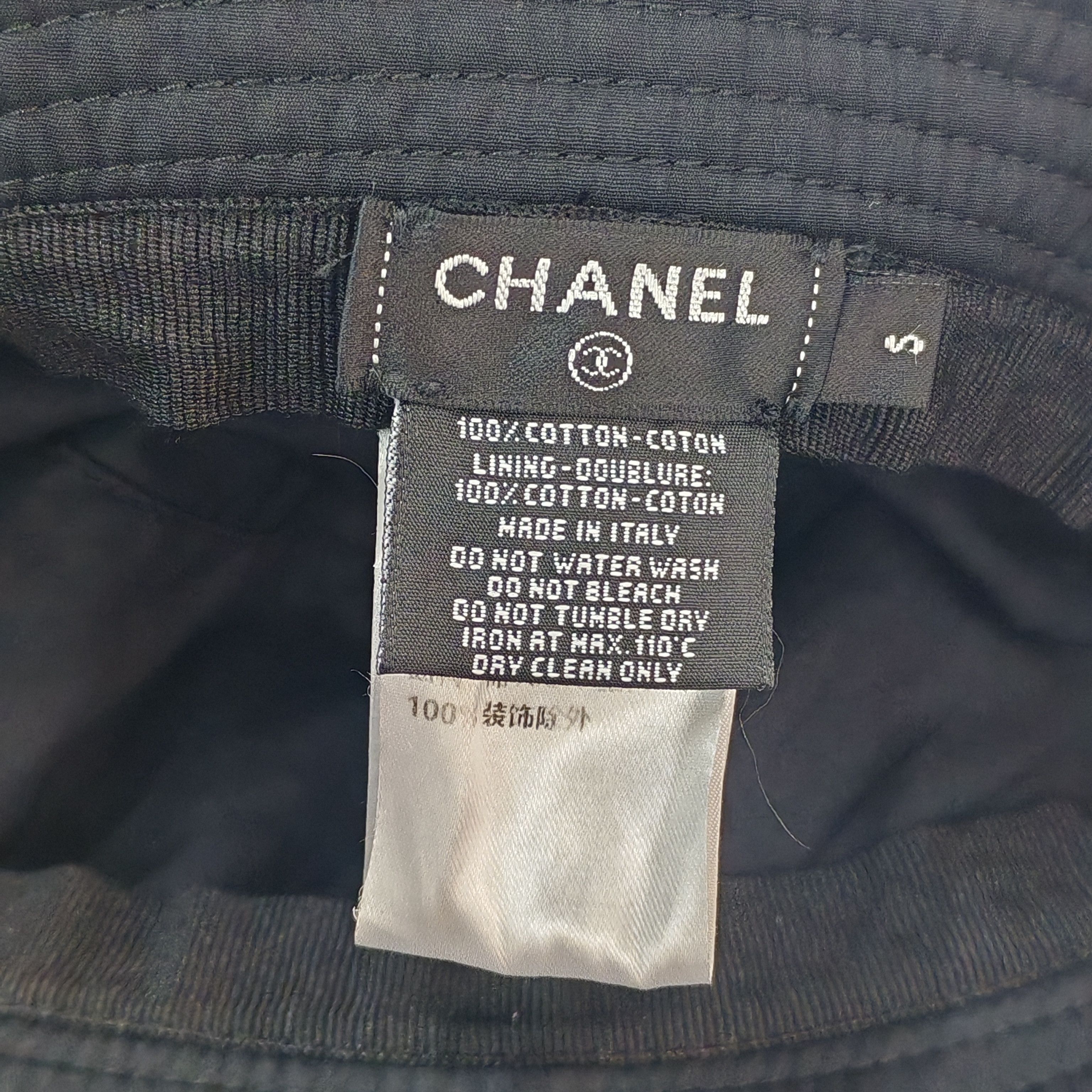 Chanel Chanel CC Logo Bucket Hat Size S Size ONE SIZE - 9 Thumbnail
