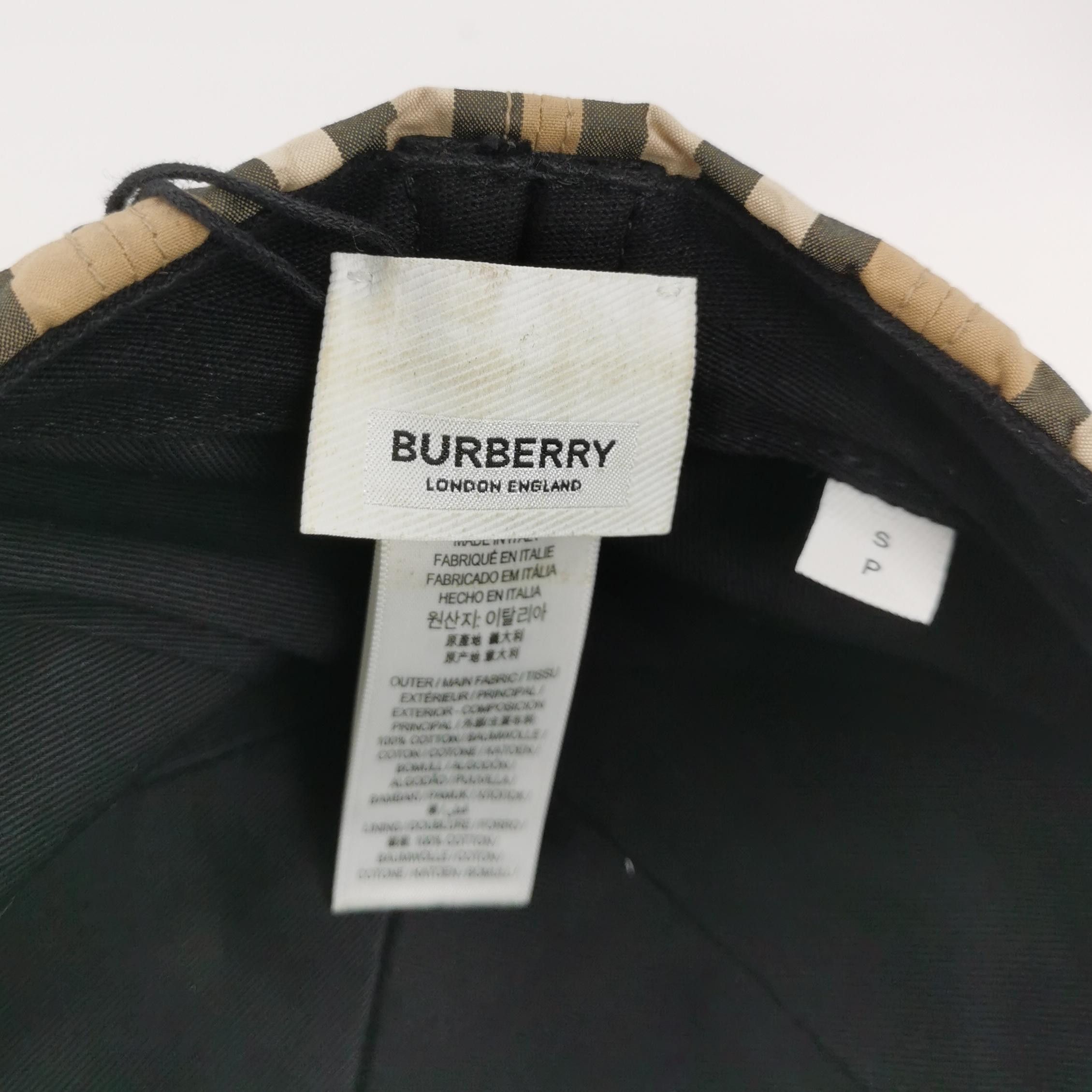 Burberry Burberry Check Cap Size S Size ONE SIZE - 4 Thumbnail