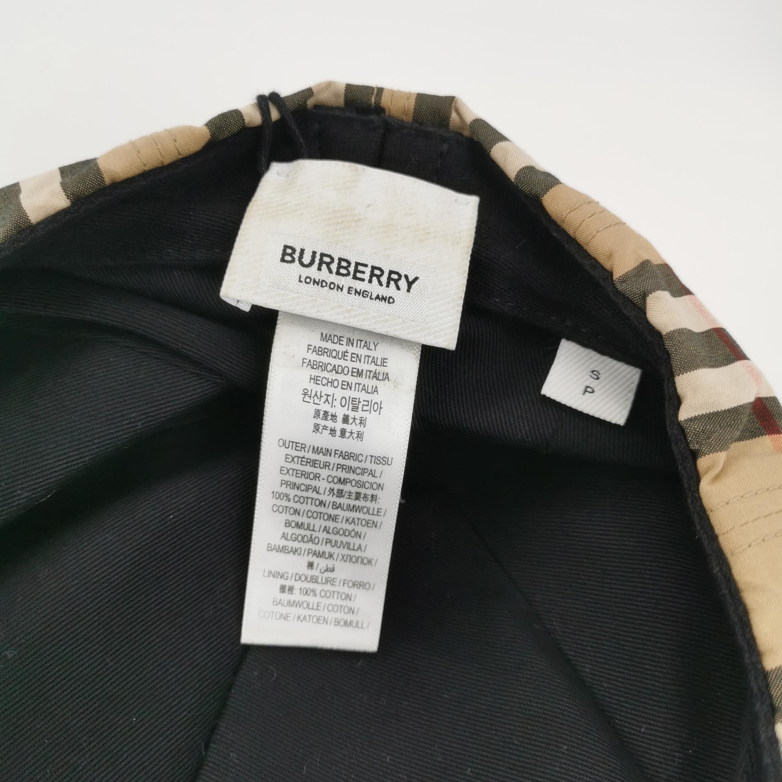 Burberry Burberry Check Cap Size S Size ONE SIZE - 8 Thumbnail